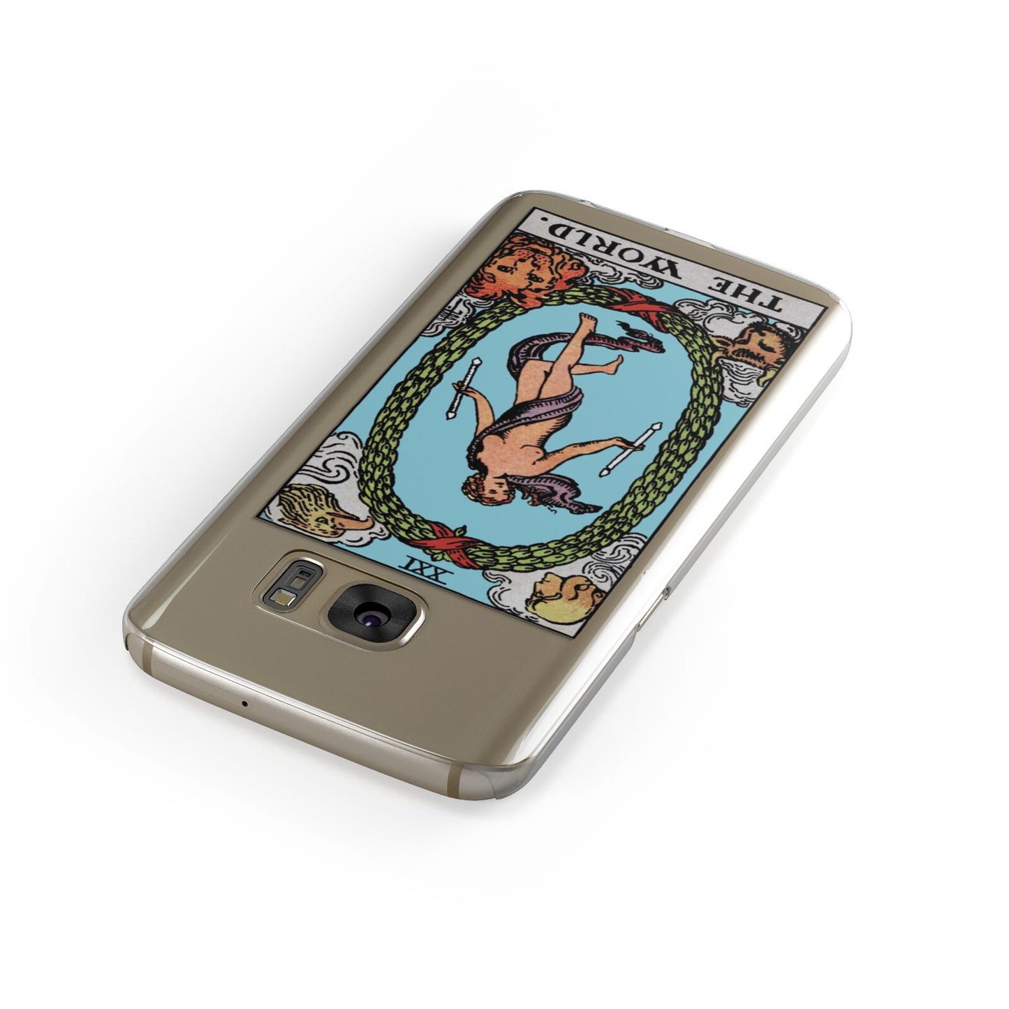 The World Tarot Card Samsung Galaxy Case Front Close Up
