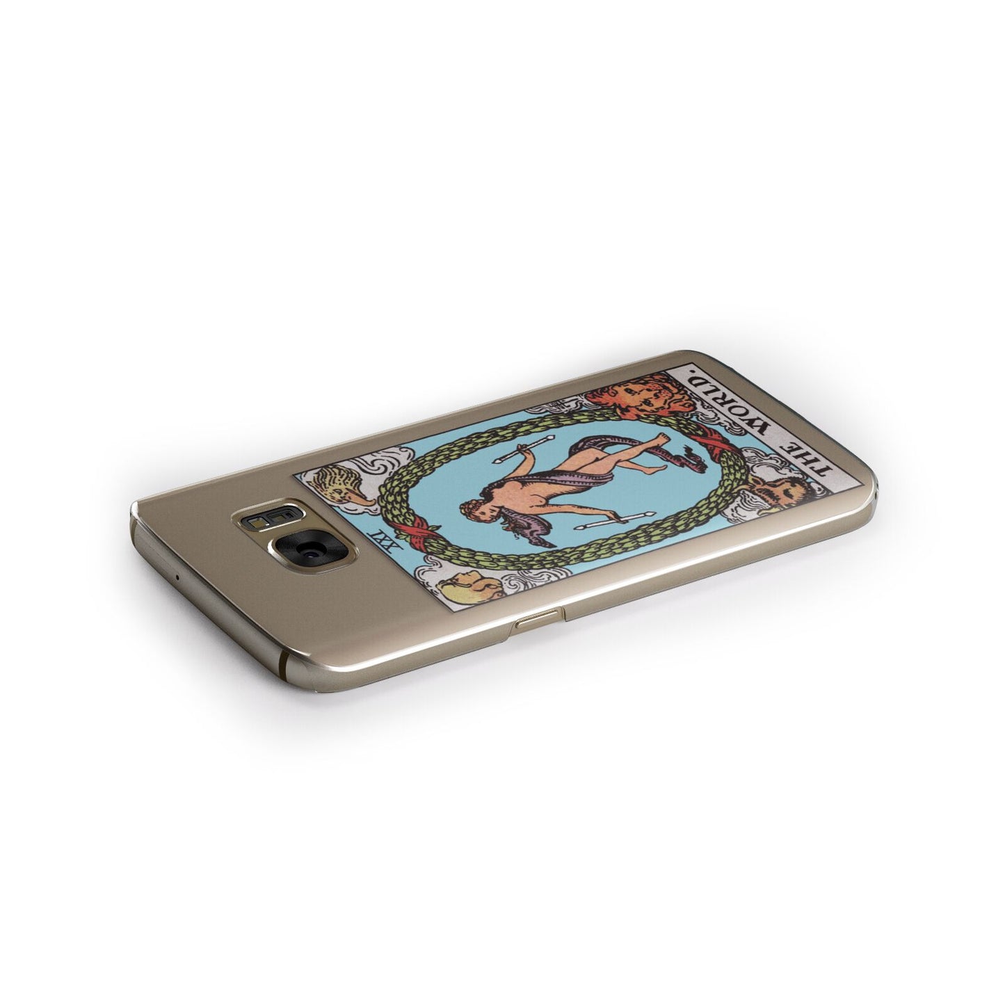 The World Tarot Card Samsung Galaxy Case Side Close Up