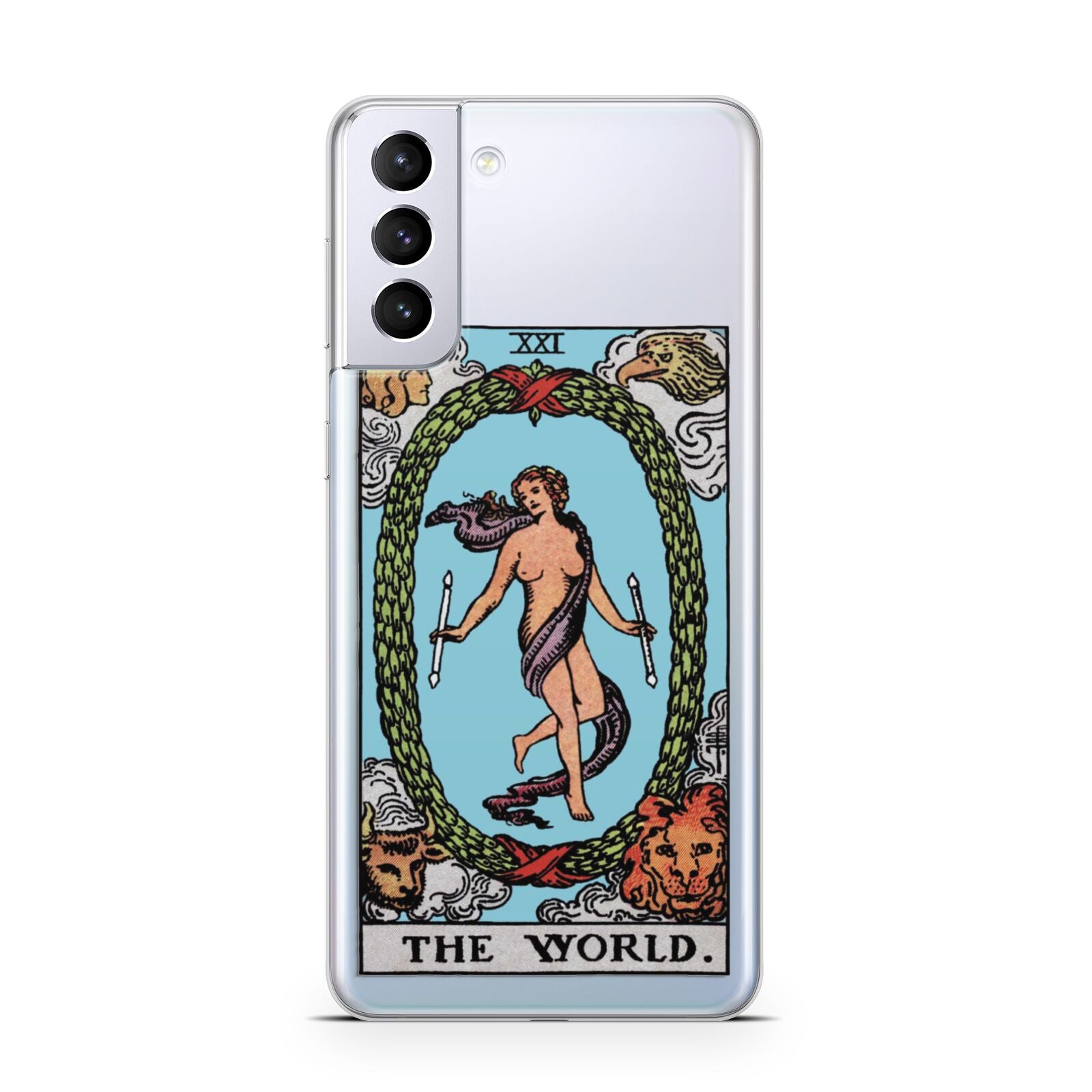 The World Tarot Card Samsung S21 Plus Case