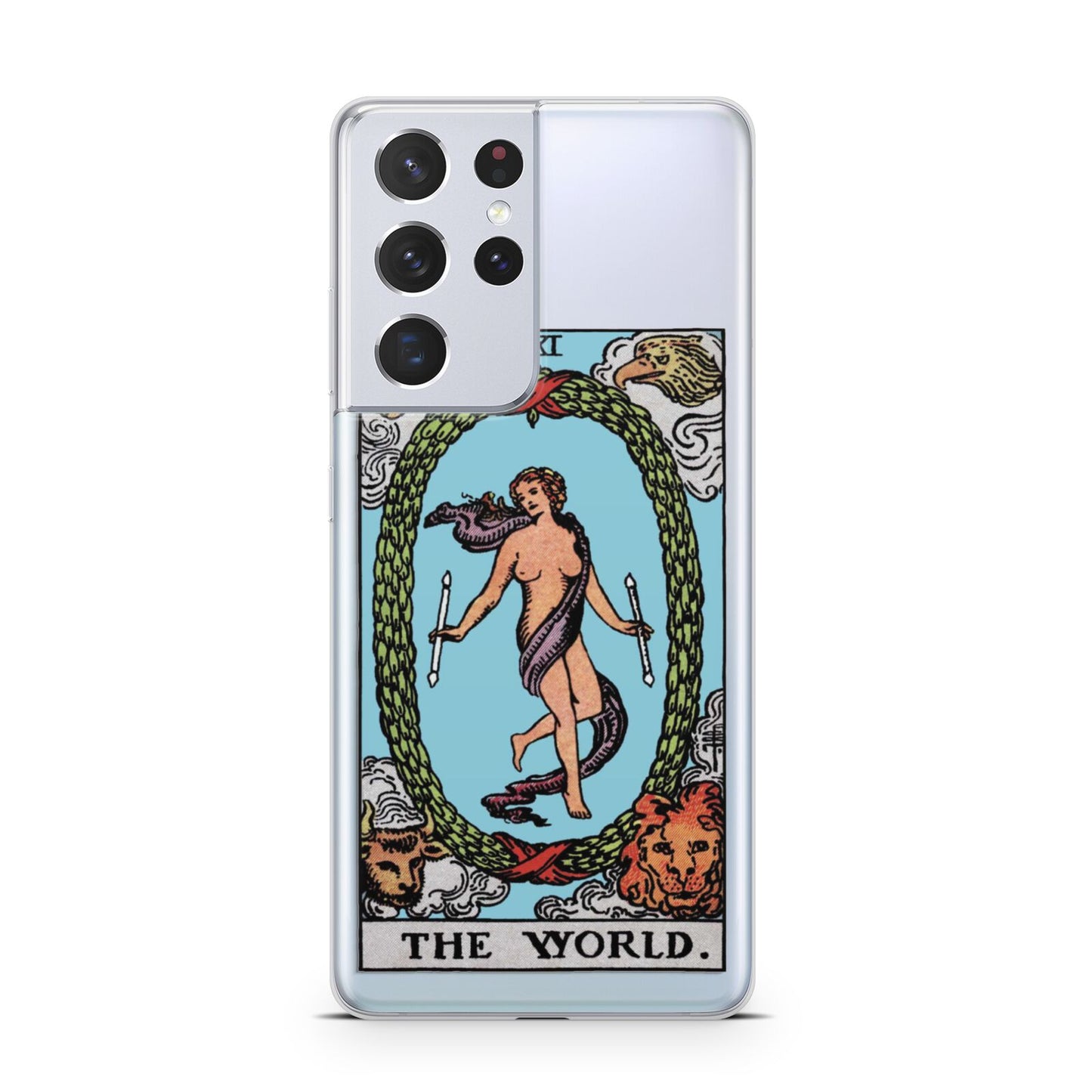 The World Tarot Card Samsung S21 Ultra Case