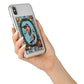 The World Tarot Card iPhone X Bumper Case on Silver iPhone Alternative Image 2