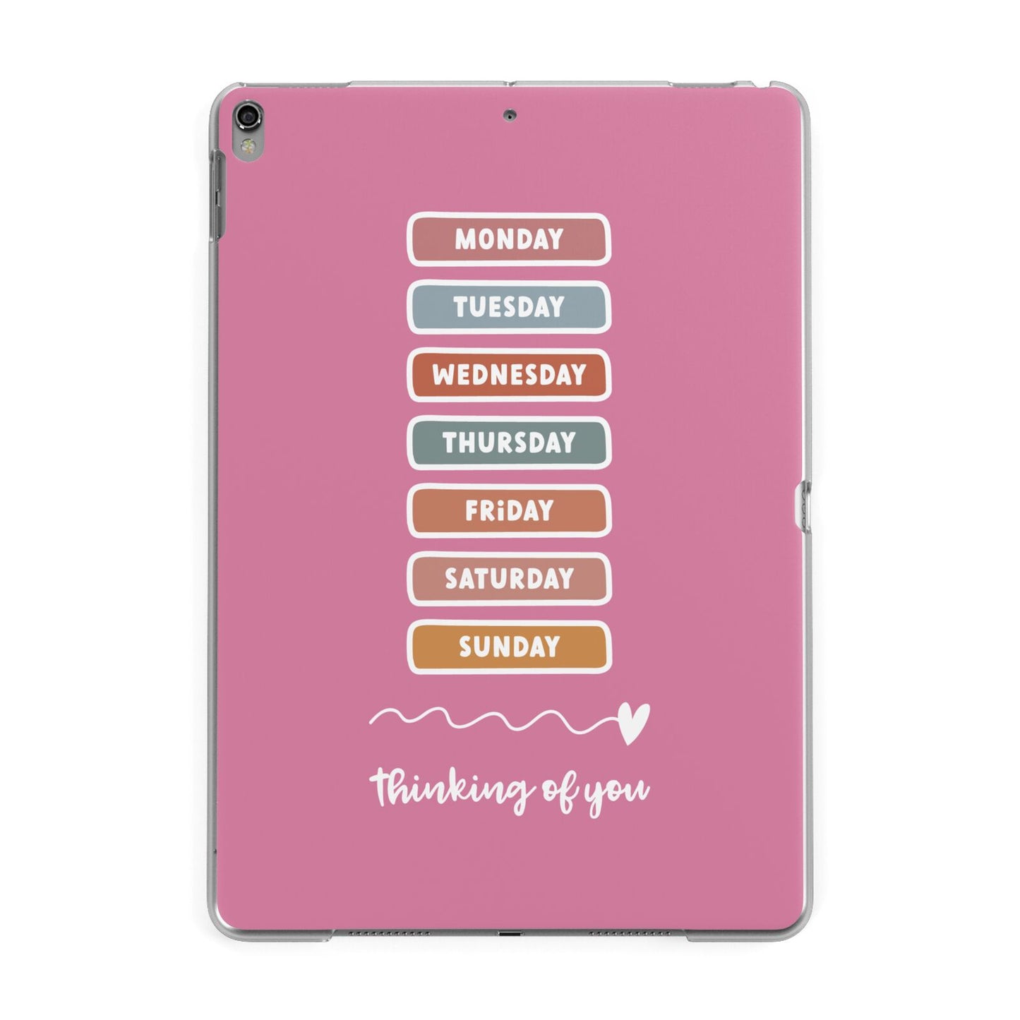 Thinking of You Apple iPad Grey Case