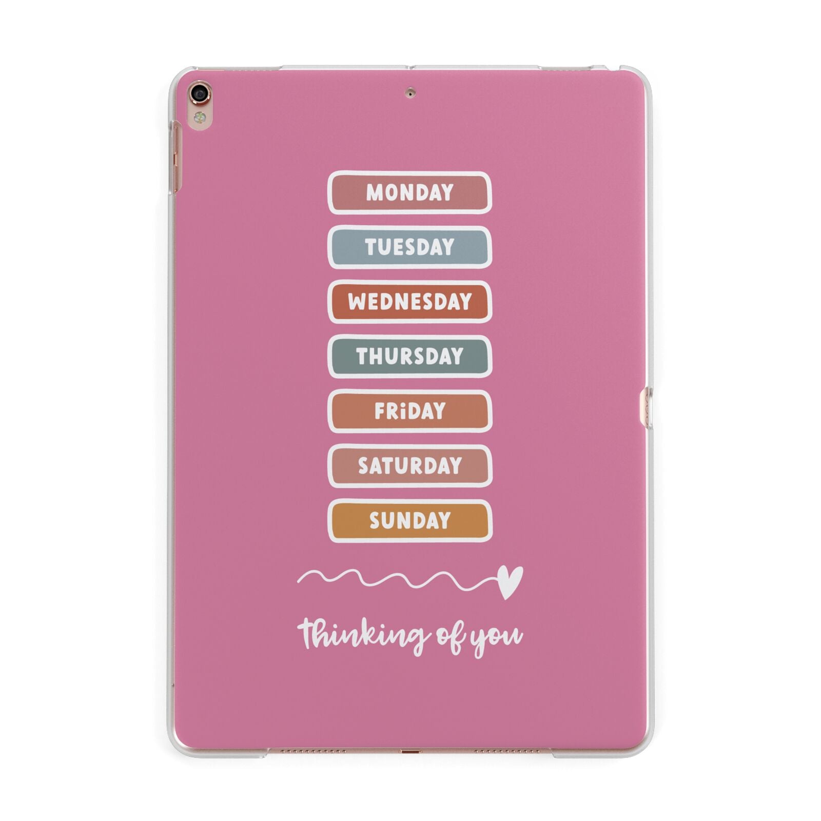 Thinking of You Apple iPad Rose Gold Case