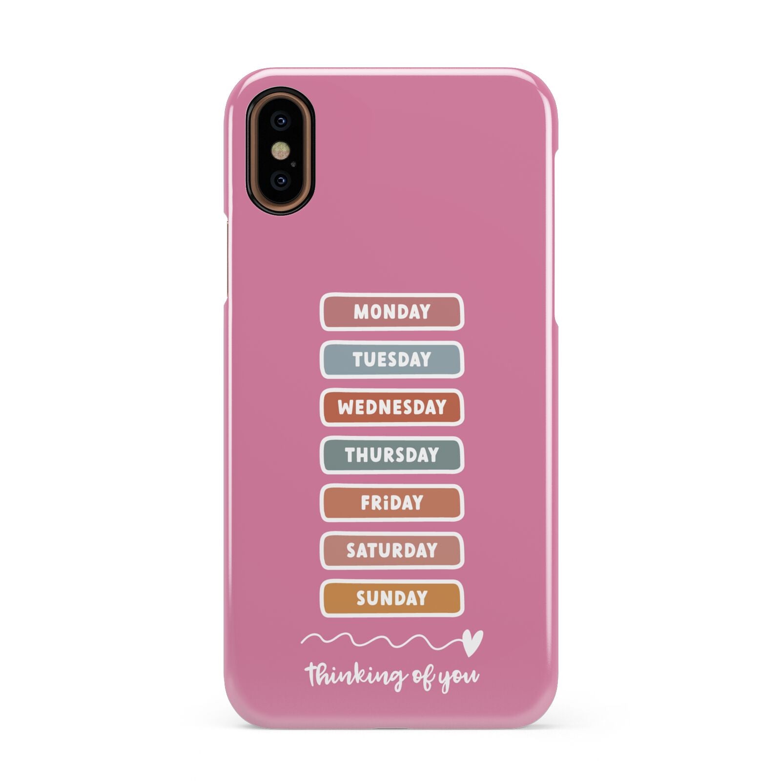 Thinking of You Apple iPhone XS 3D Snap Case