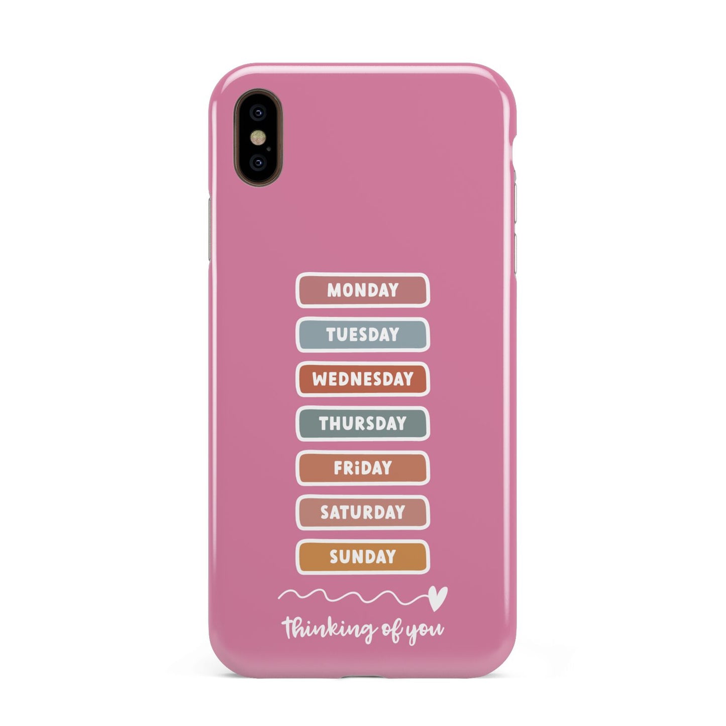 Thinking of You Apple iPhone Xs Max 3D Tough Case