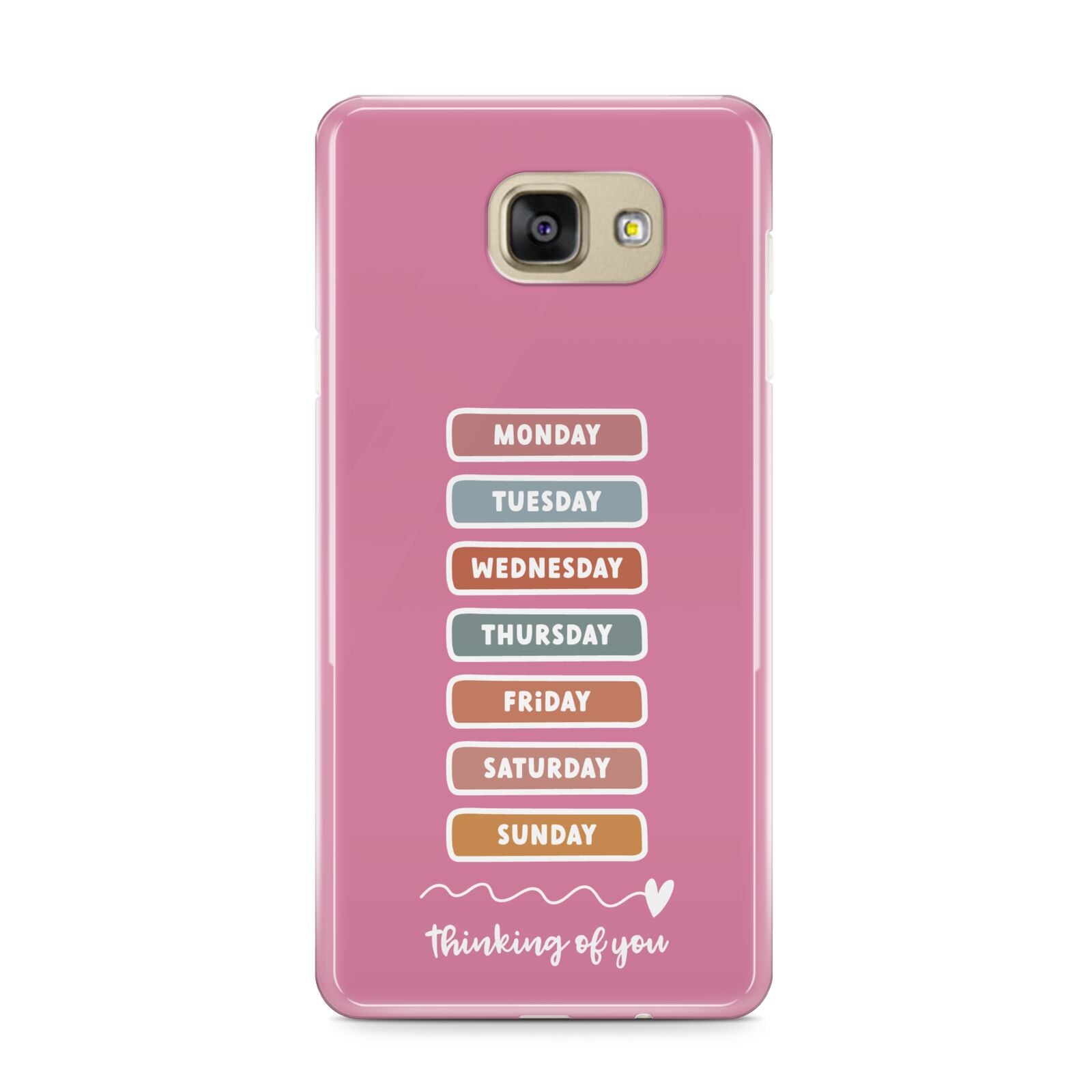 Thinking of You Samsung Galaxy A9 2016 Case on gold phone