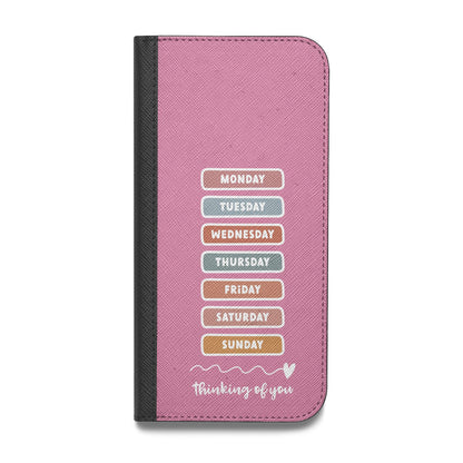 Thinking of You Vegan Leather Flip iPhone Case