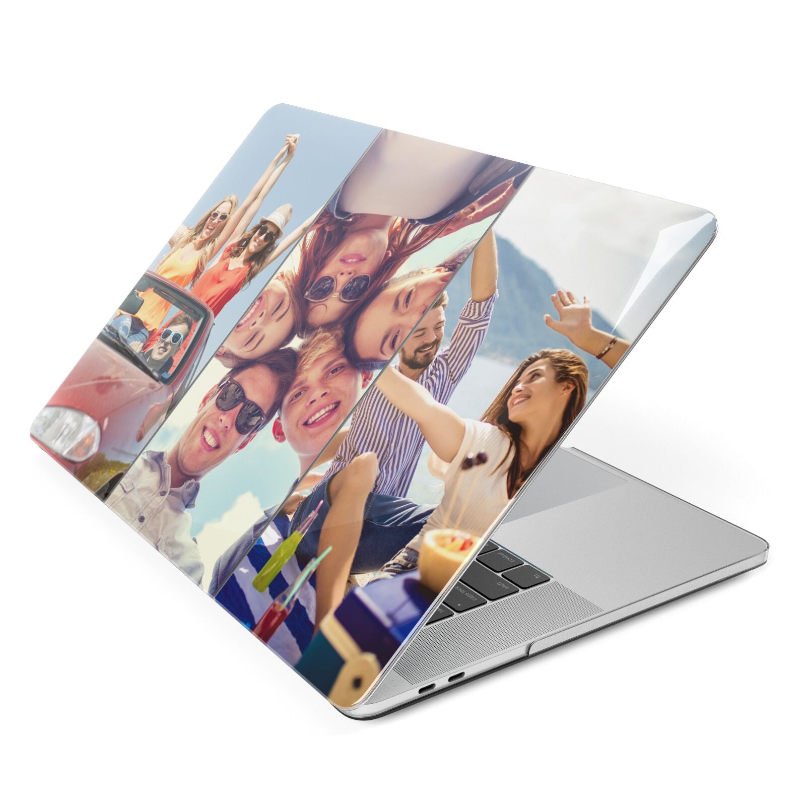 Three Photo Apple MacBook Case Side View