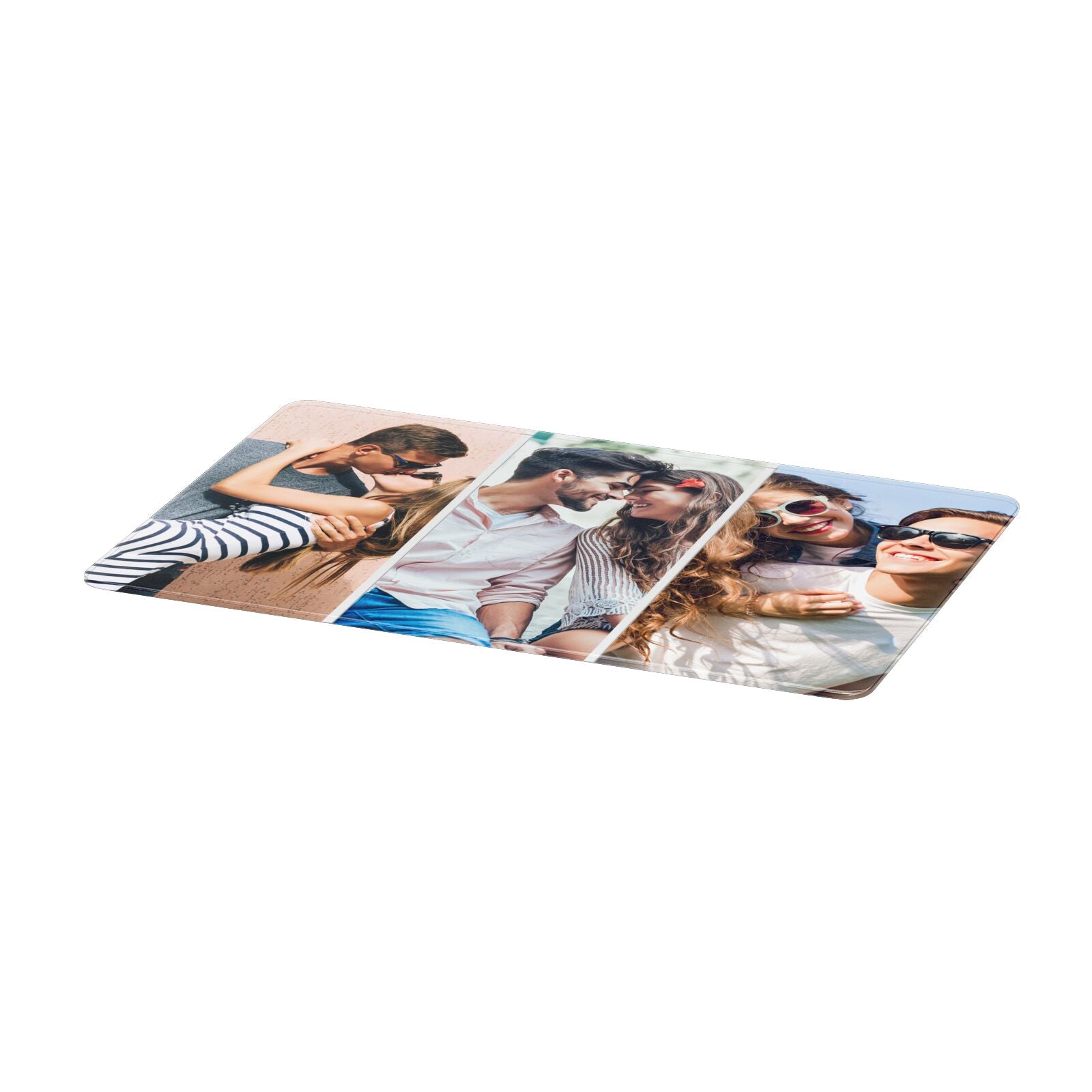 Three Photo Collage Apple MacBook Case Only