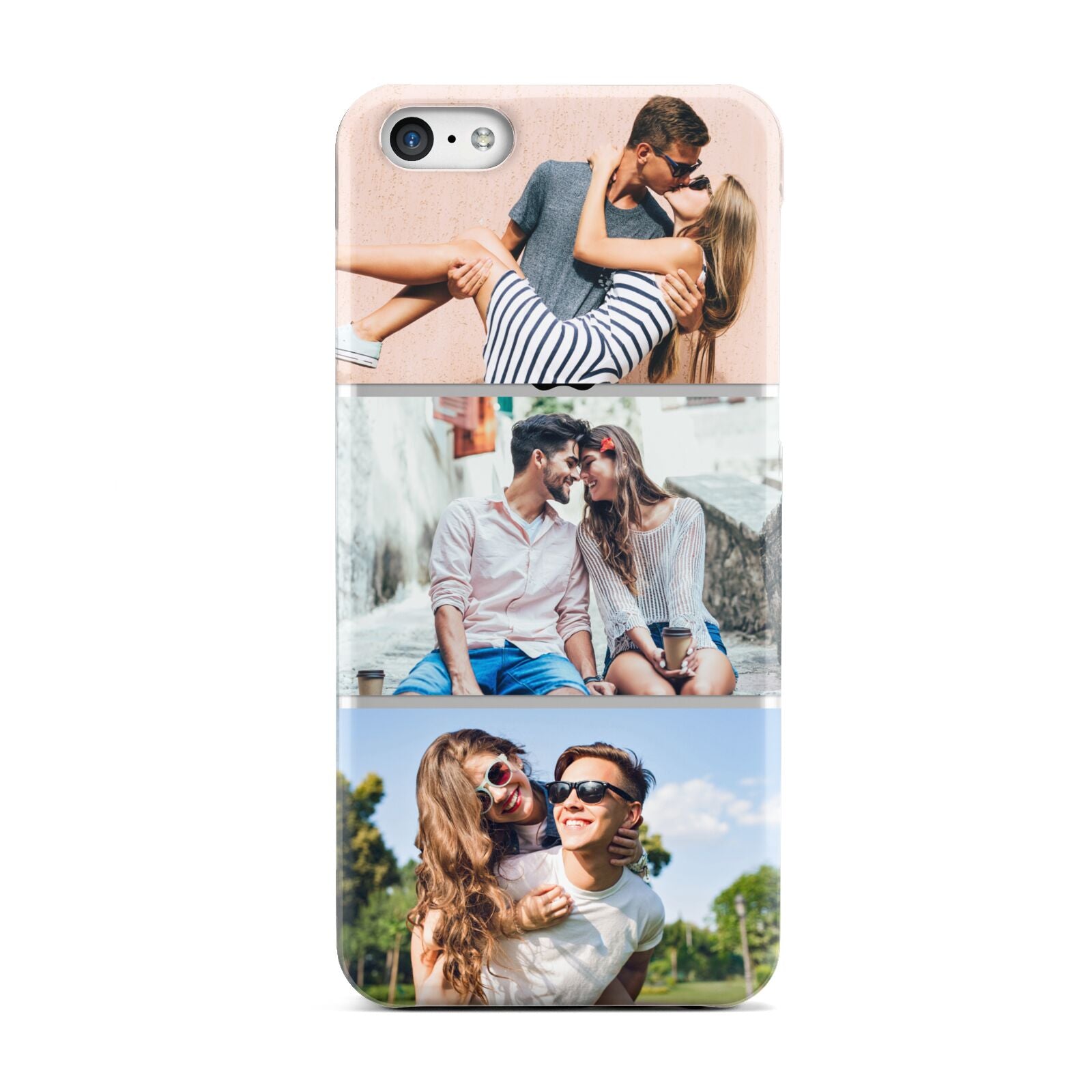 Three Photo Collage Apple iPhone 5c Case