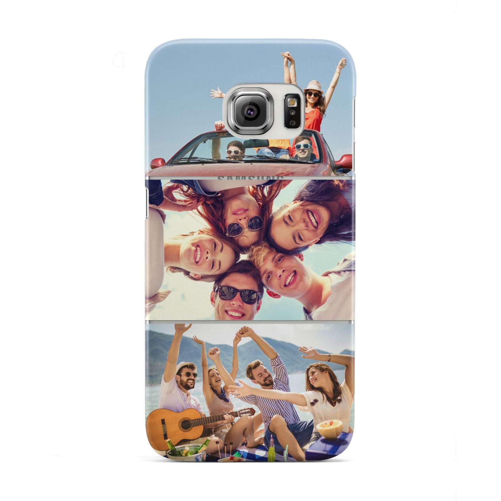 Three Photo Samsung Galaxy S6 Edge Case