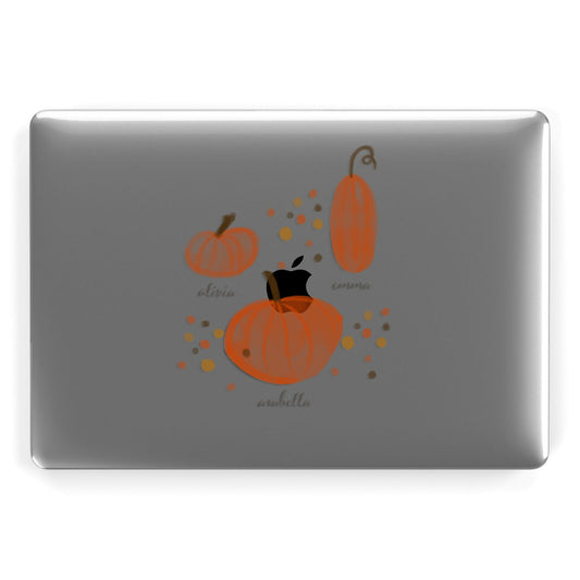 Three Pumpkins Personalised Apple MacBook Case