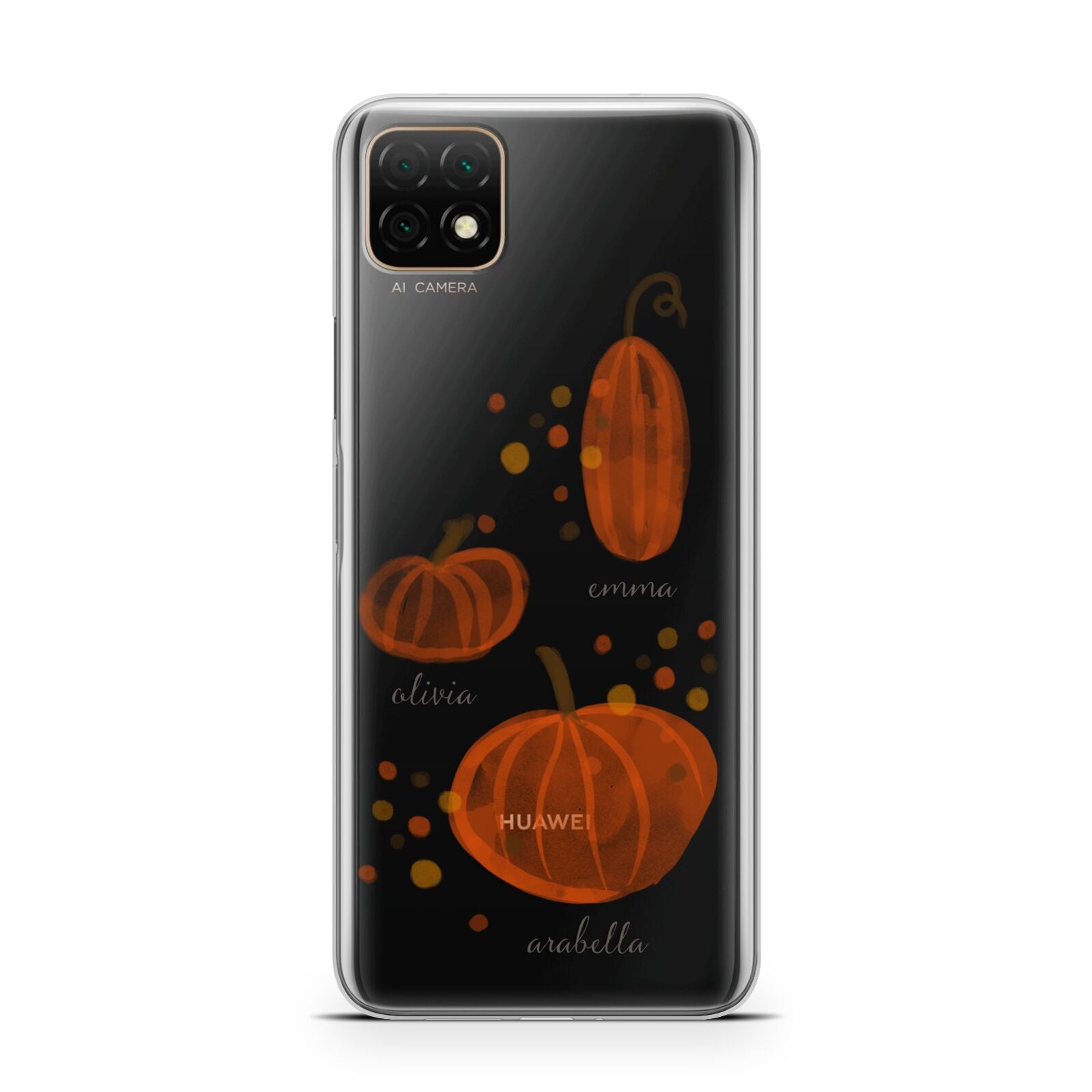 Three Pumpkins Personalised Huawei Enjoy 20 Phone Case