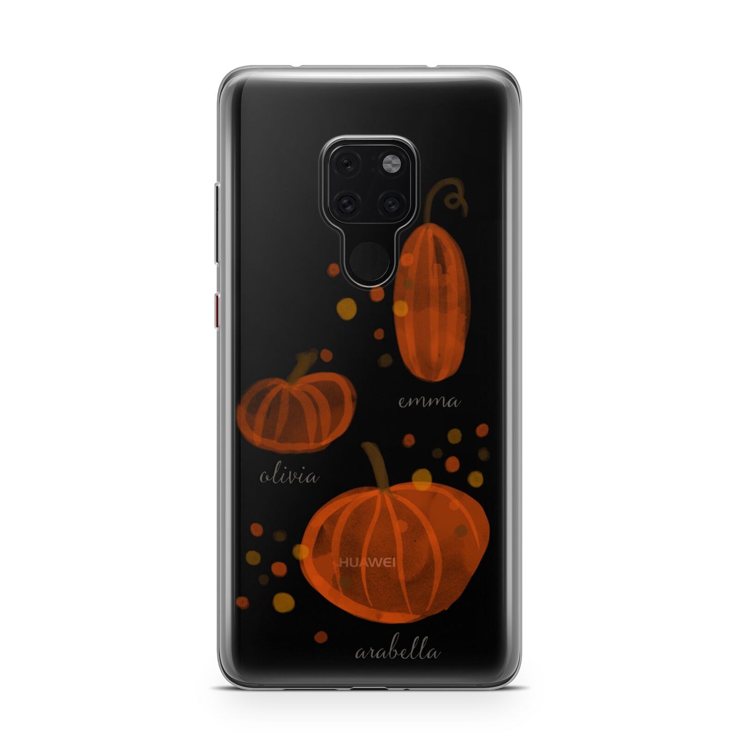 Three Pumpkins Personalised Huawei Mate 20 Phone Case