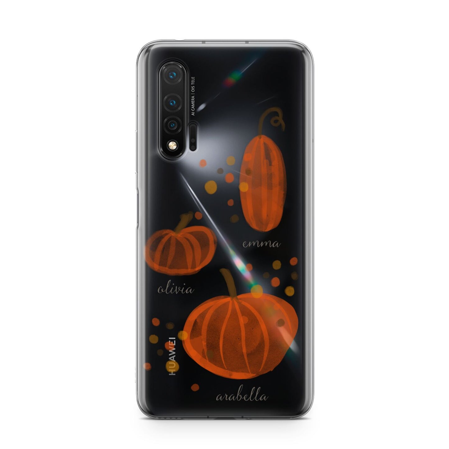 Three Pumpkins Personalised Huawei Nova 6 Phone Case
