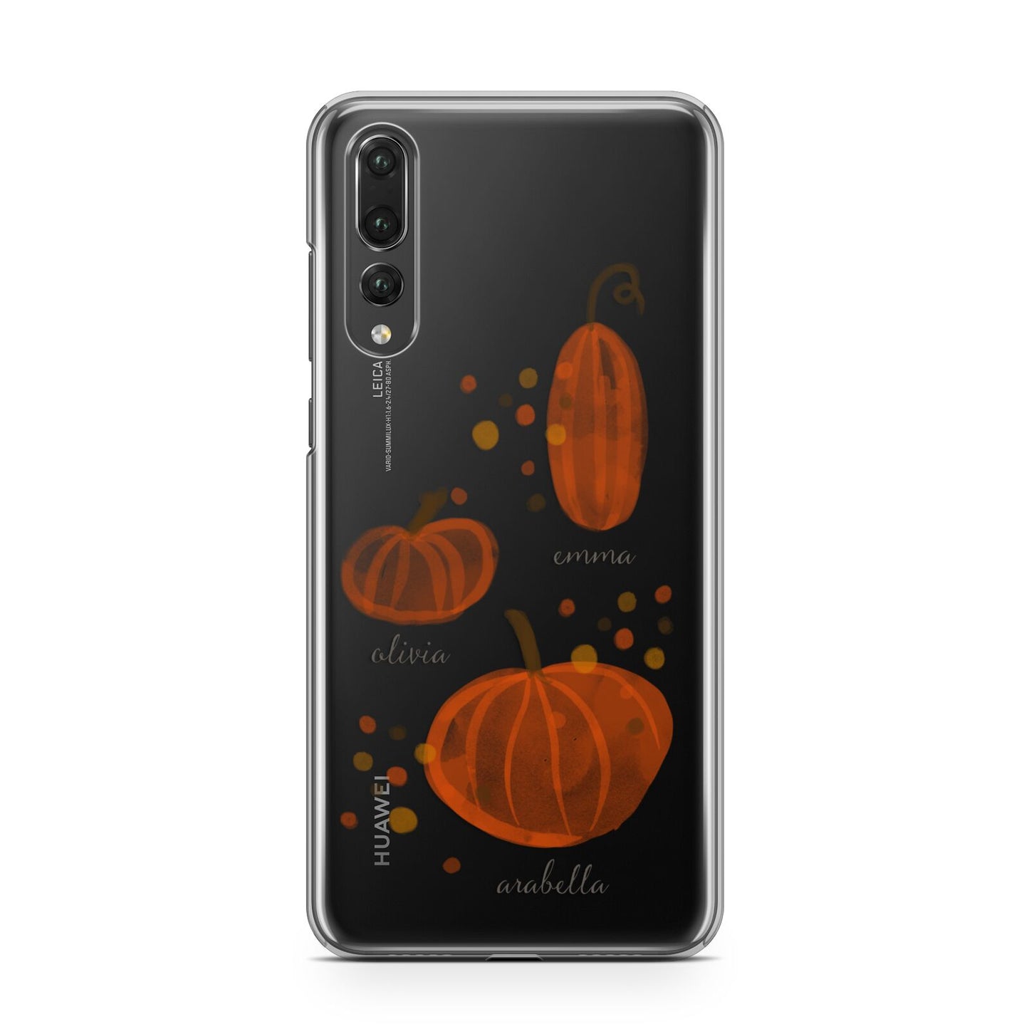 Three Pumpkins Personalised Huawei P20 Pro Phone Case