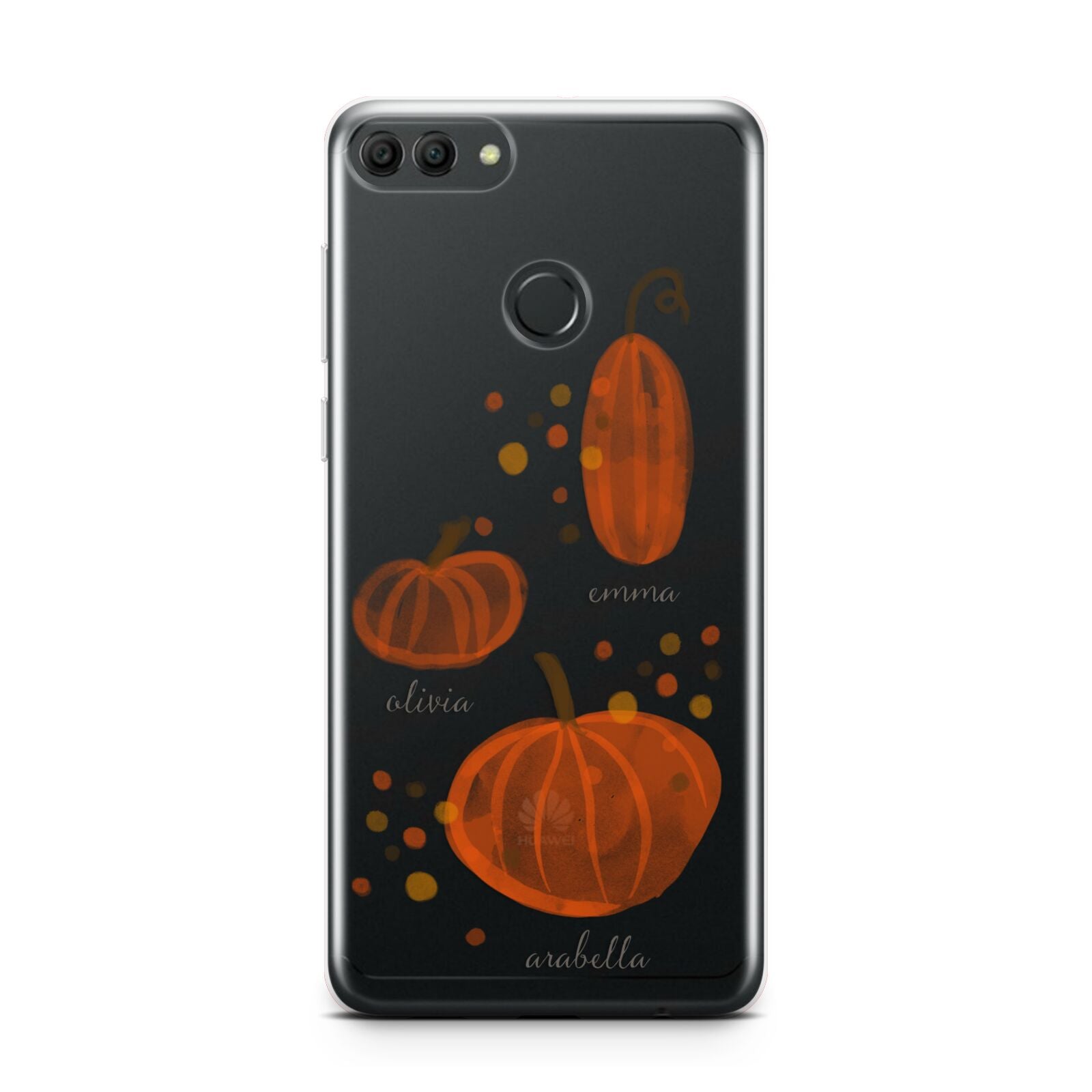 Three Pumpkins Personalised Huawei Y9 2018