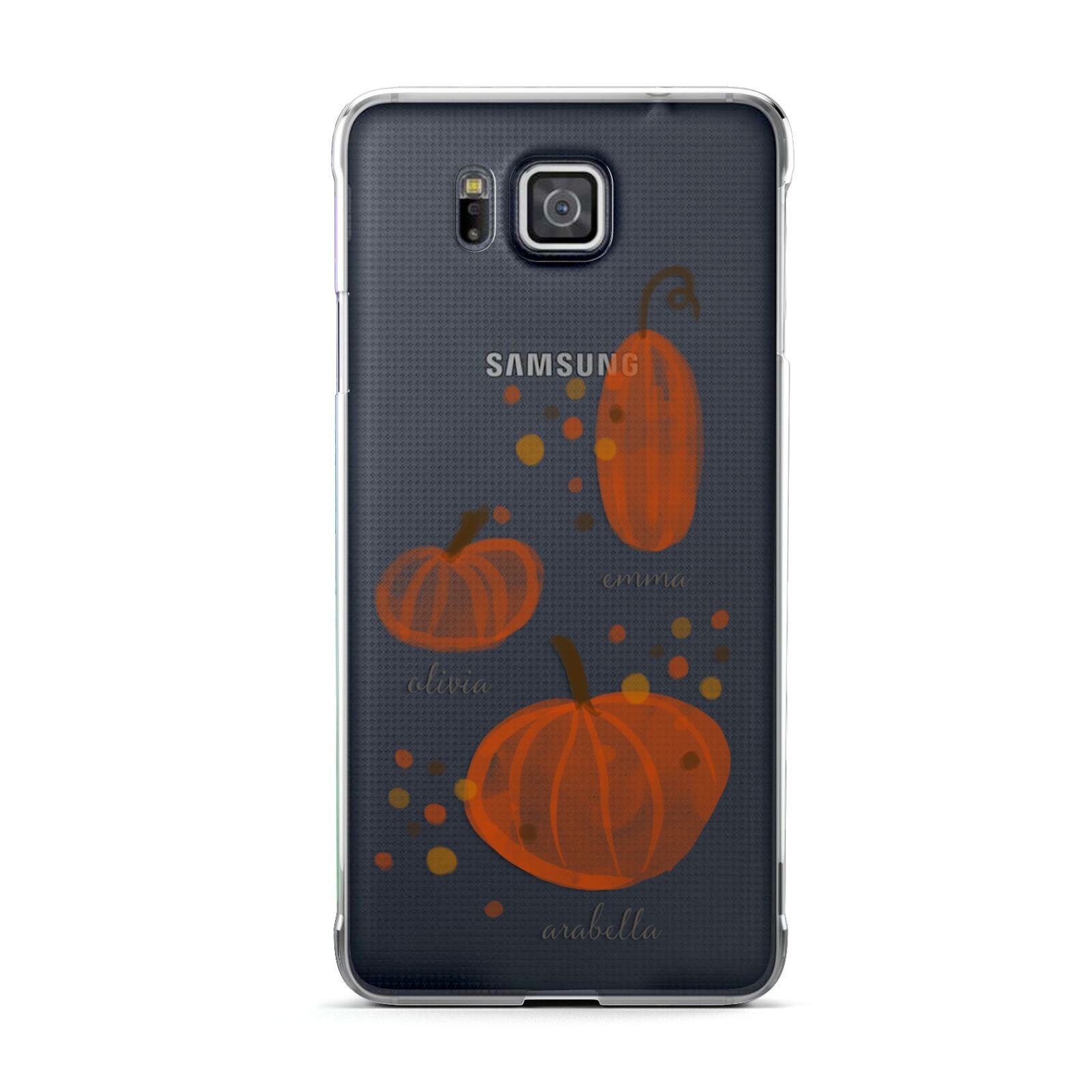 Three Pumpkins Personalised Samsung Galaxy Alpha Case