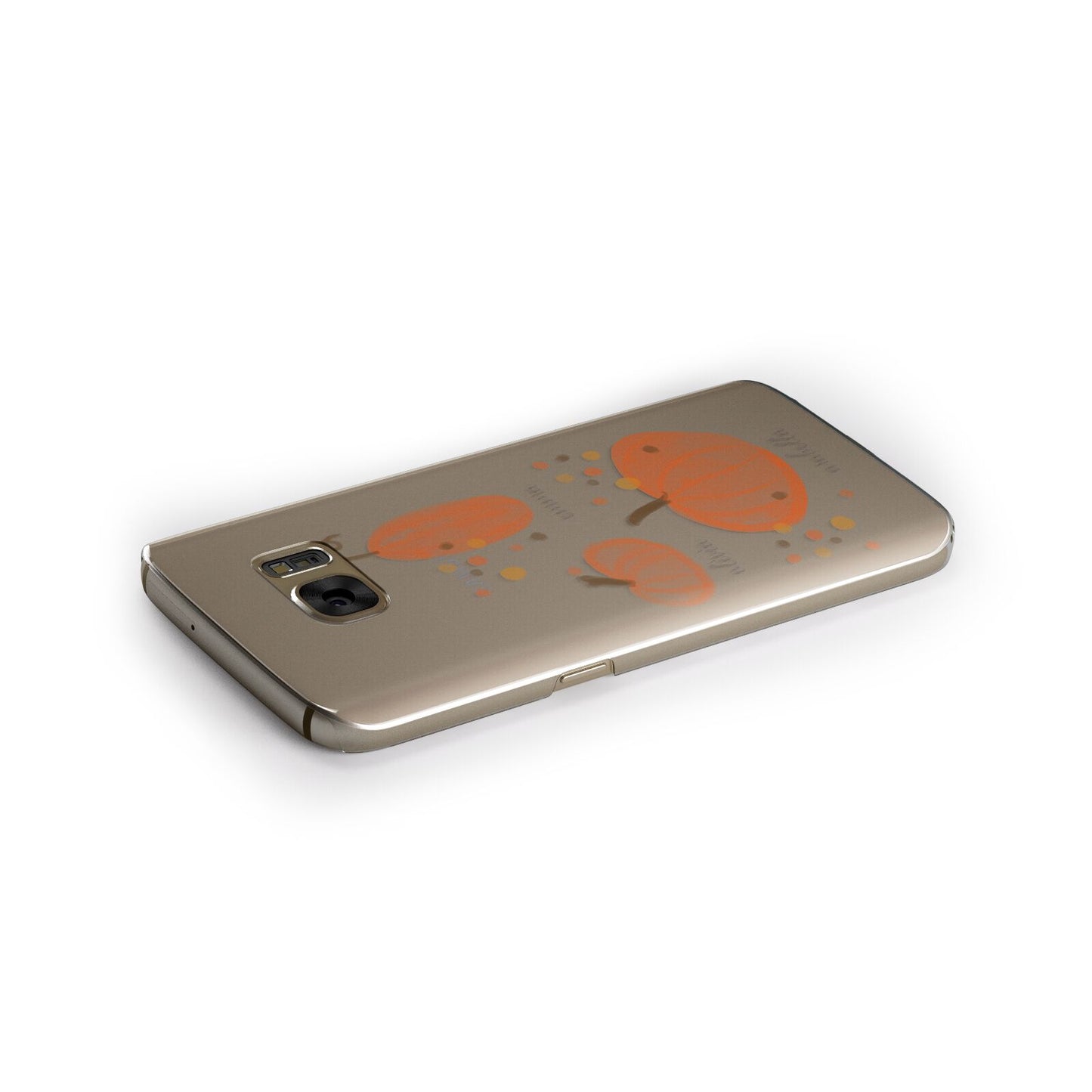 Three Pumpkins Personalised Samsung Galaxy Case Side Close Up