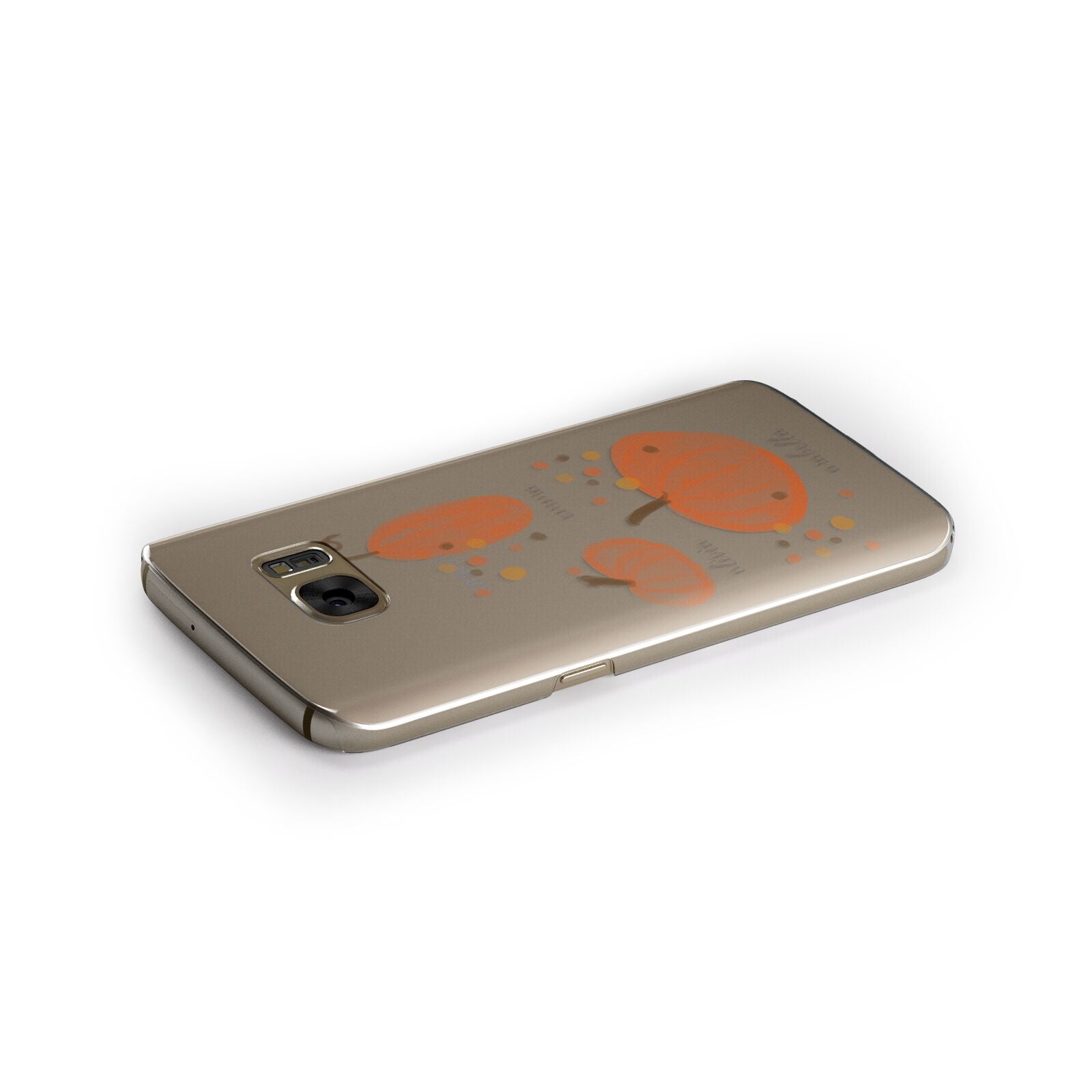 Three Pumpkins Personalised Samsung Galaxy Case Side Close Up