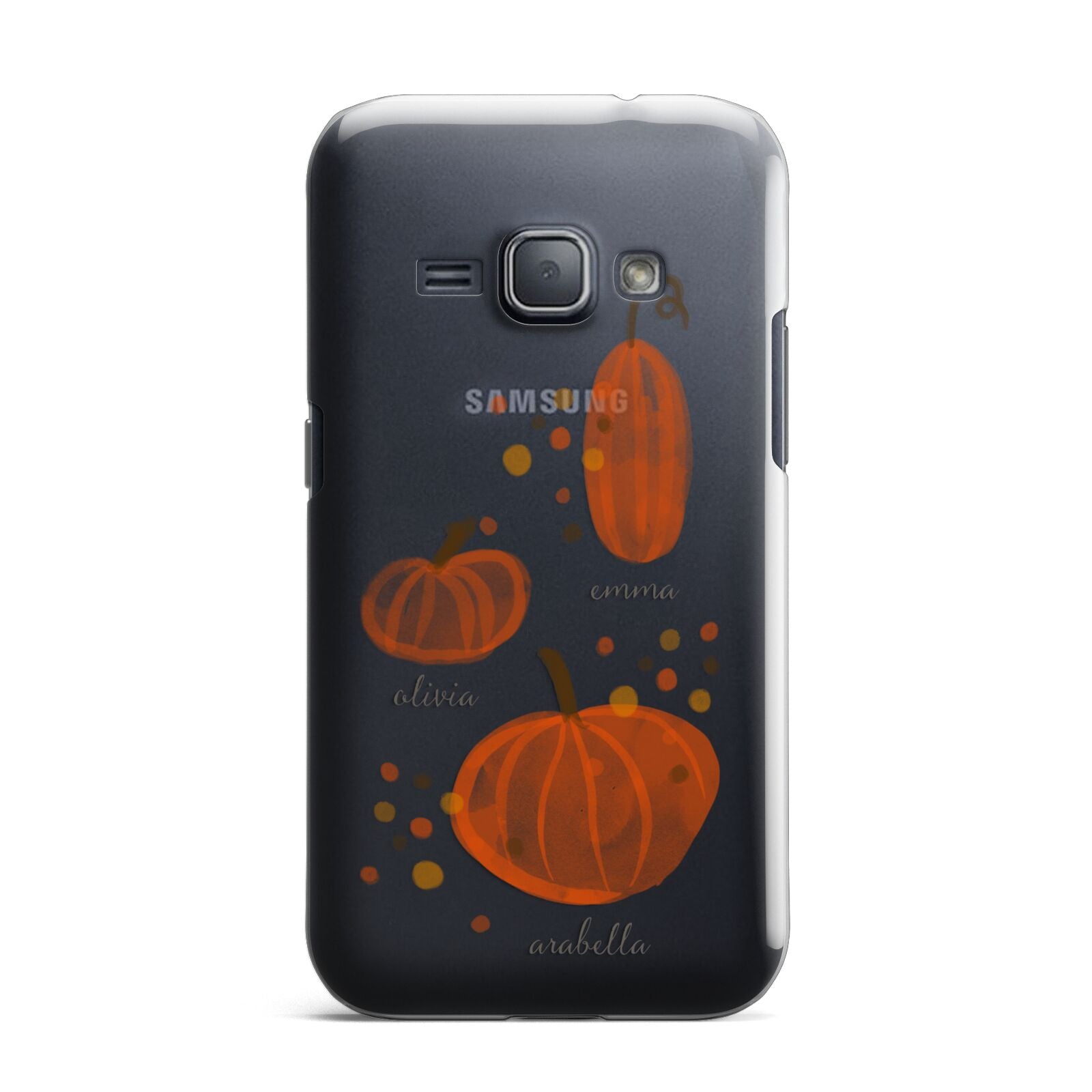 Three Pumpkins Personalised Samsung Galaxy J1 2016 Case