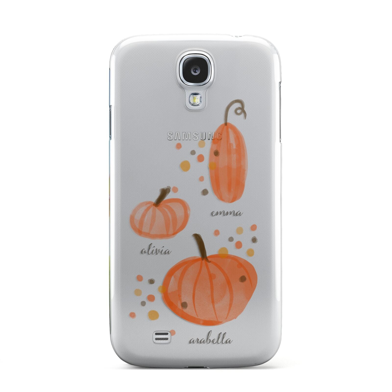 Three Pumpkins Personalised Samsung Galaxy S4 Case