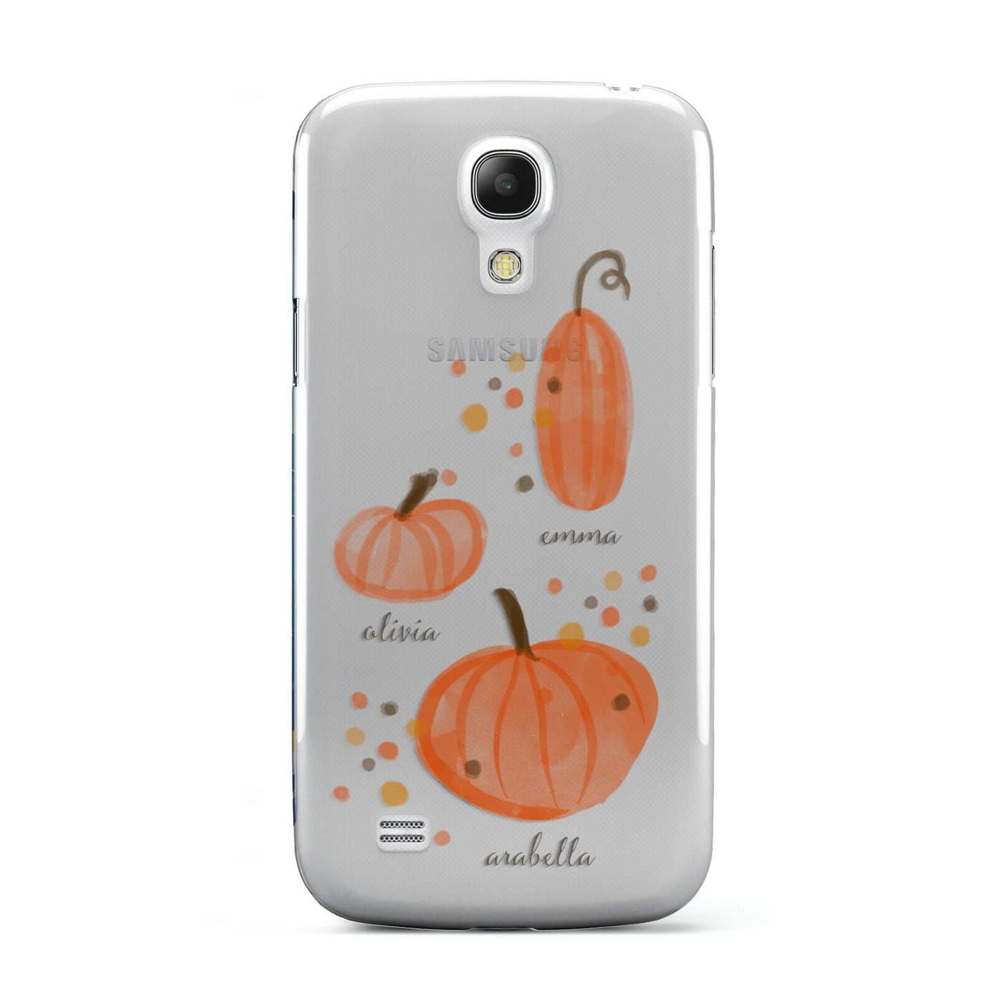 Three Pumpkins Personalised Samsung Galaxy S4 Mini Case