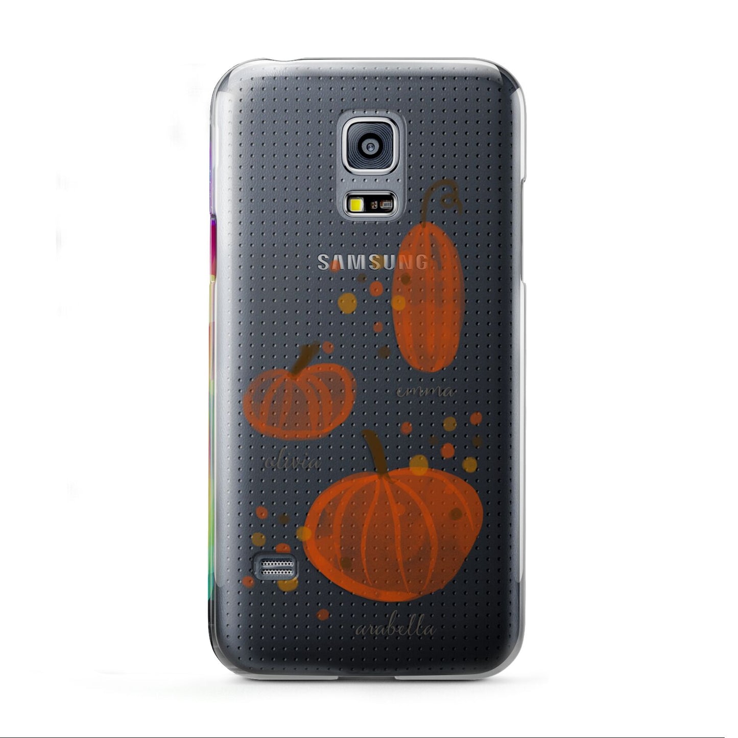 Three Pumpkins Personalised Samsung Galaxy S5 Mini Case