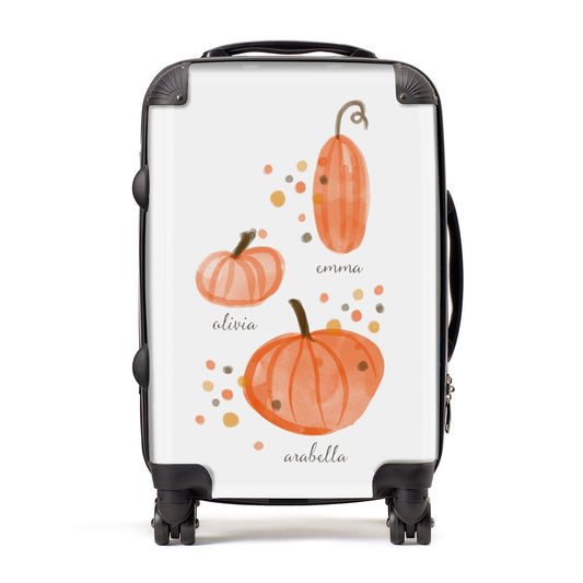 Three Pumpkins Personalised Suitcase