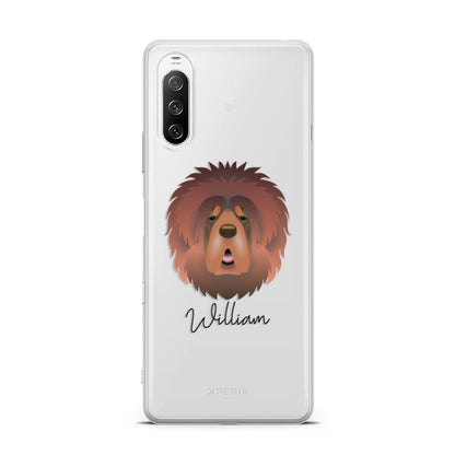 Tibetan Mastiff Personalised Sony Xperia 10 III Case