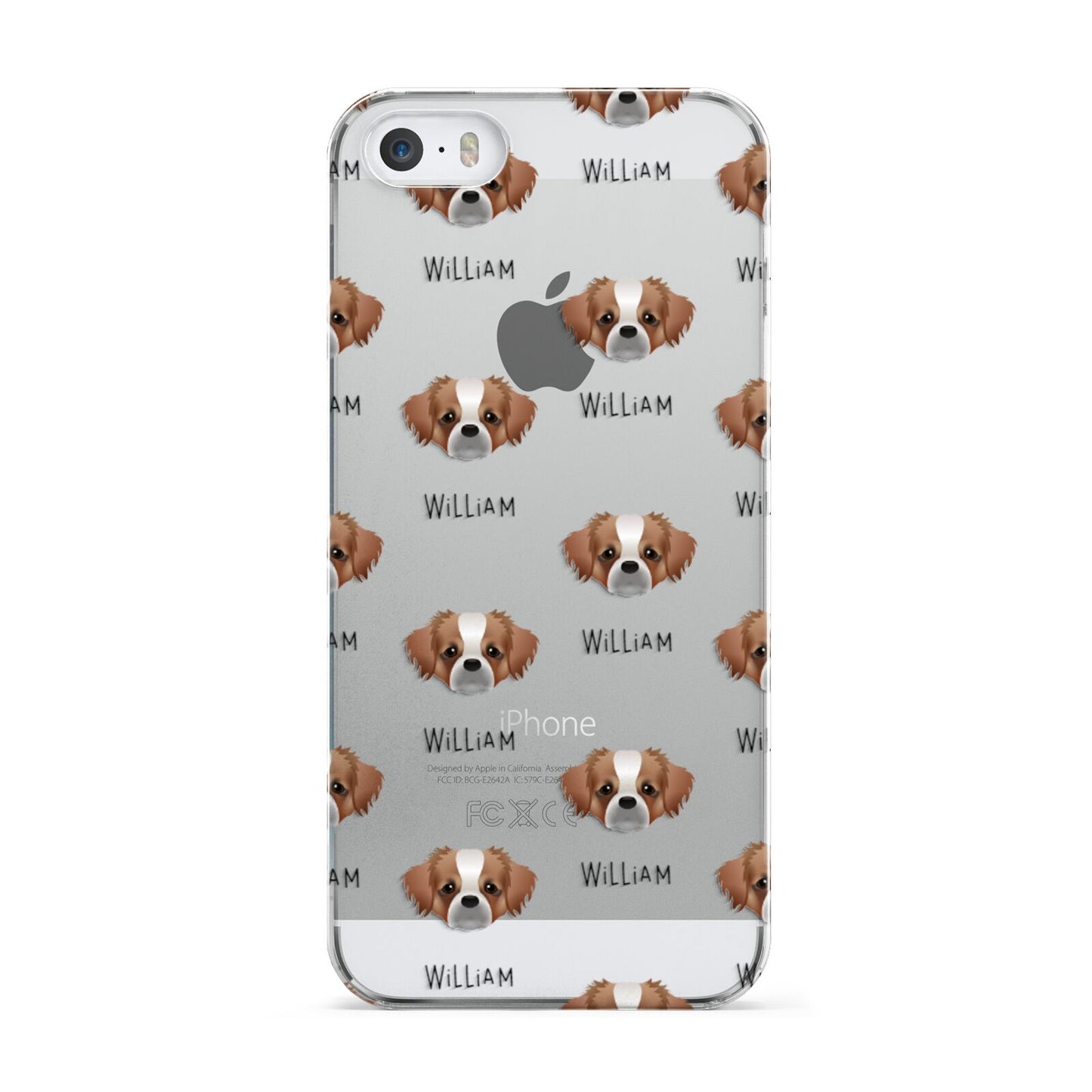 Tibetan Spaniel Icon with Name Apple iPhone 5 Case