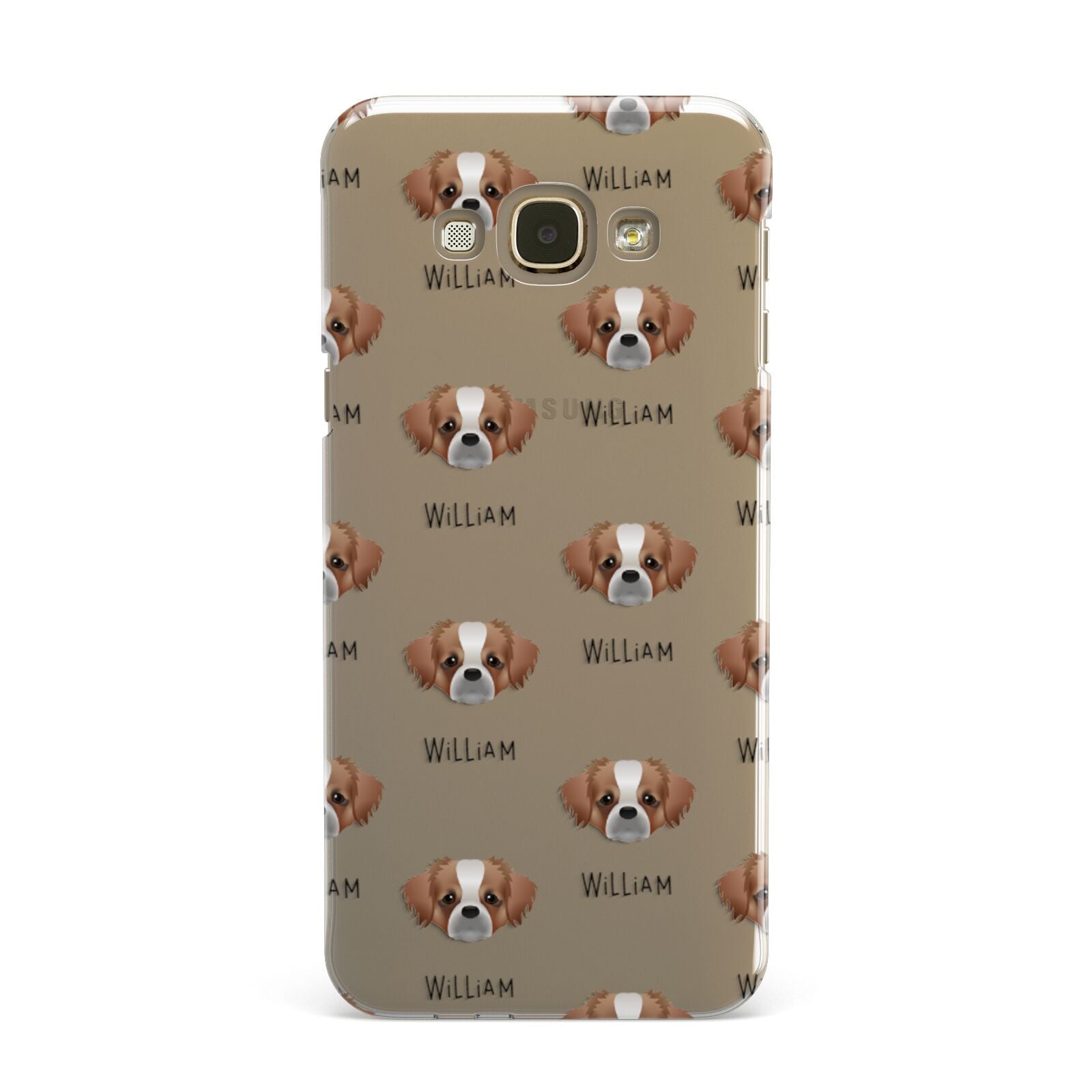 Tibetan Spaniel Icon with Name Samsung Galaxy A8 Case