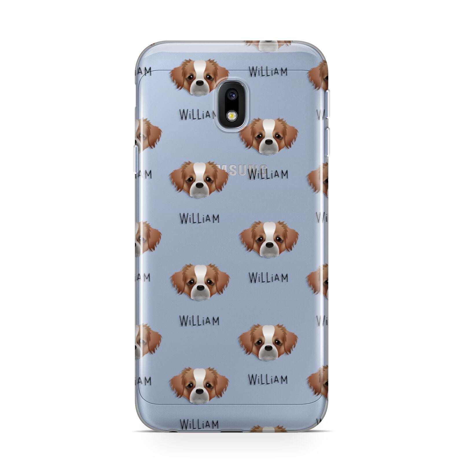 Tibetan Spaniel Icon with Name Samsung Galaxy J3 2017 Case