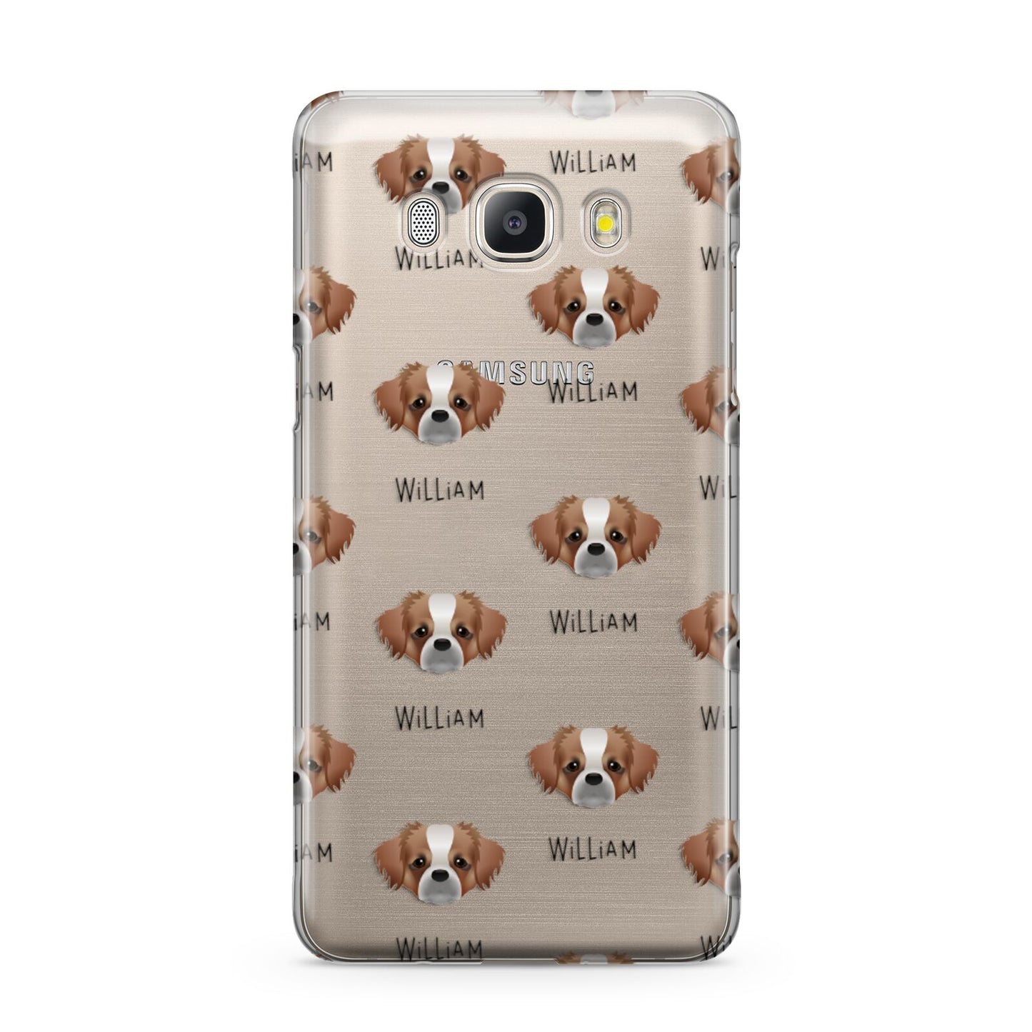 Tibetan Spaniel Icon with Name Samsung Galaxy J5 2016 Case