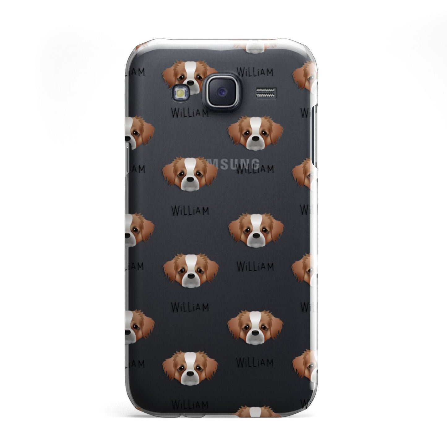 Tibetan Spaniel Icon with Name Samsung Galaxy J5 Case