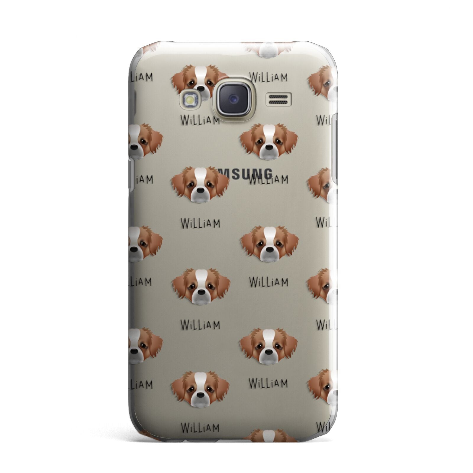 Tibetan Spaniel Icon with Name Samsung Galaxy J7 Case