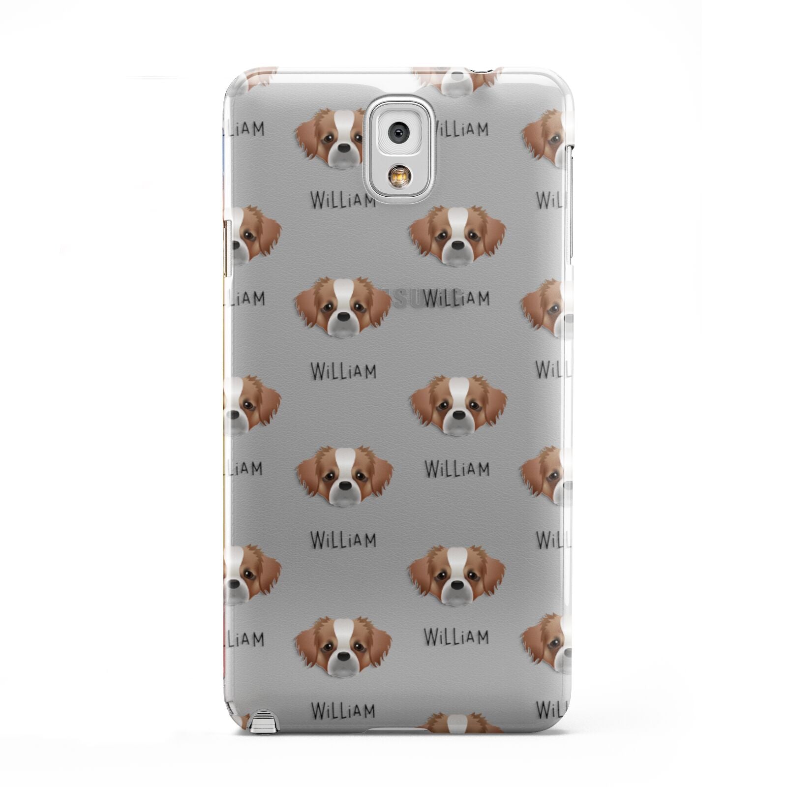 Tibetan Spaniel Icon with Name Samsung Galaxy Note 3 Case