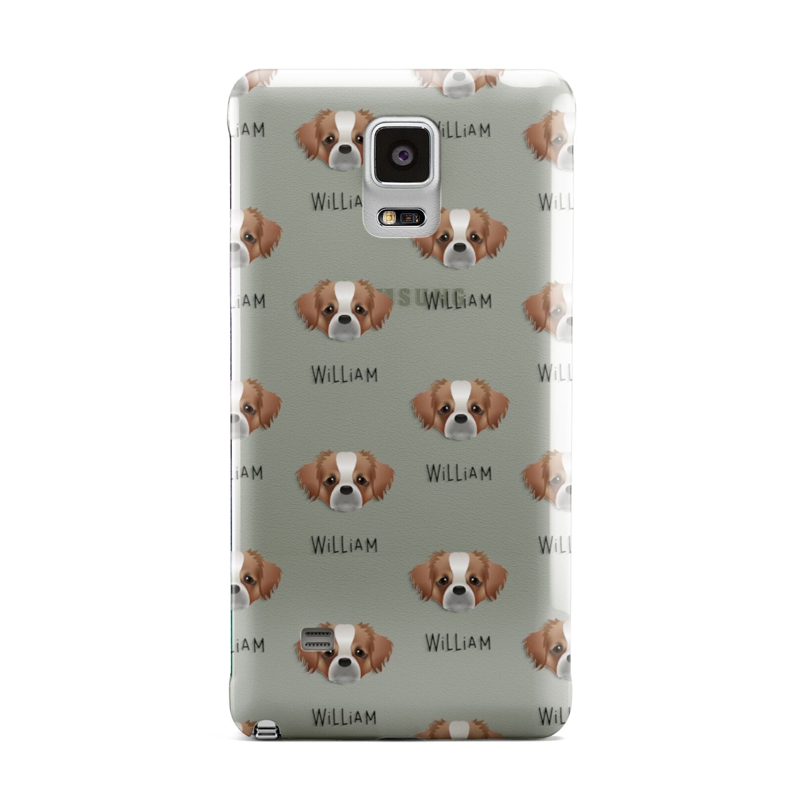 Tibetan Spaniel Icon with Name Samsung Galaxy Note 4 Case