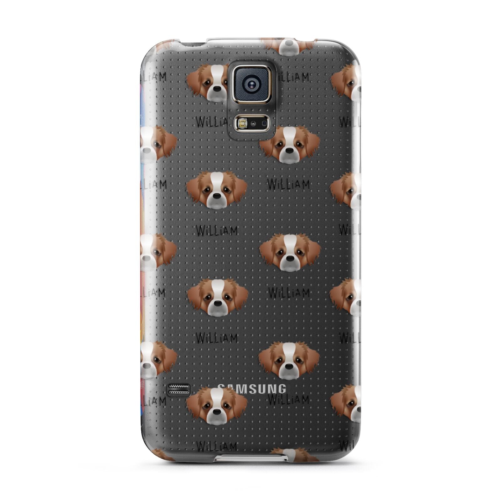 Tibetan Spaniel Icon with Name Samsung Galaxy S5 Case