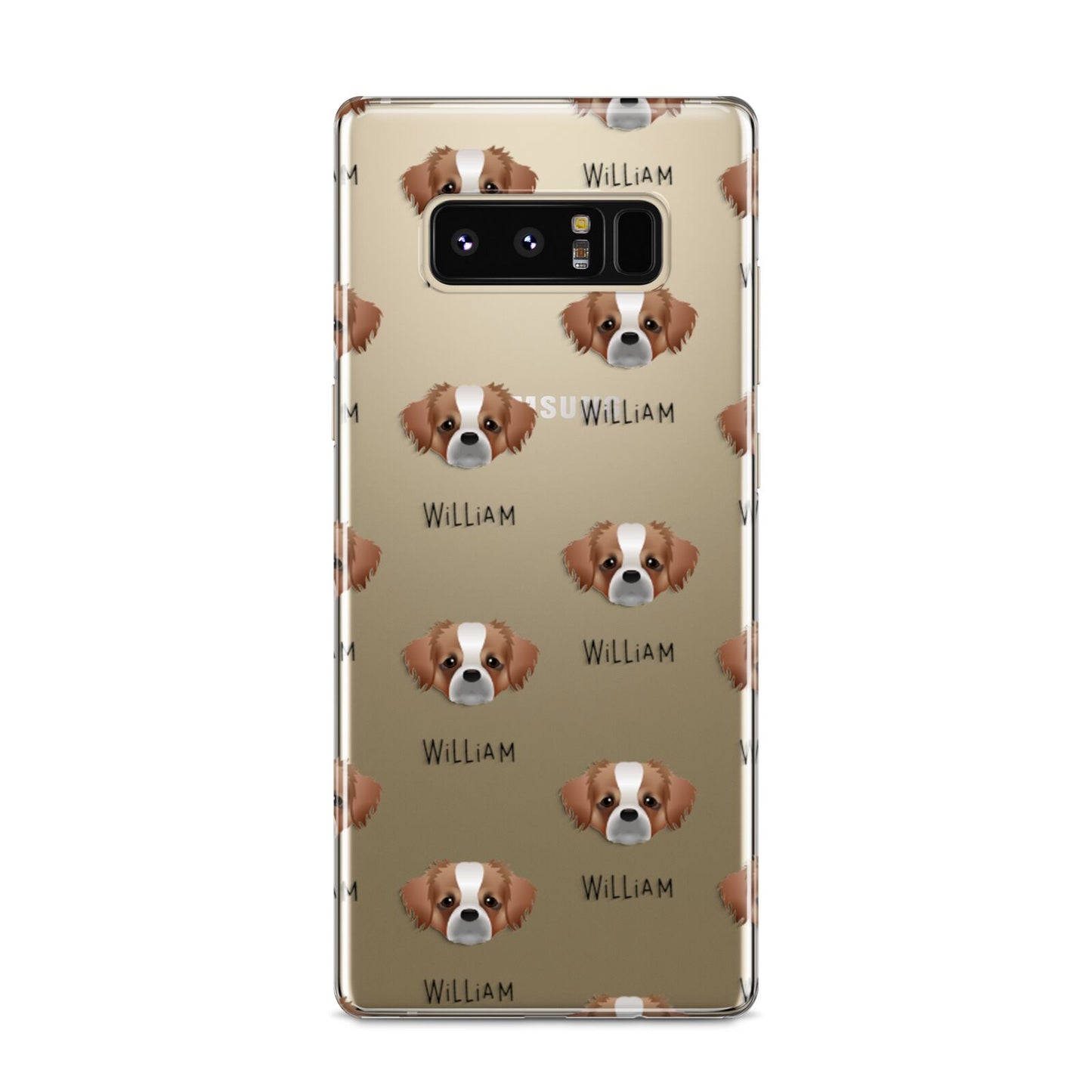 Tibetan Spaniel Icon with Name Samsung Galaxy S8 Case