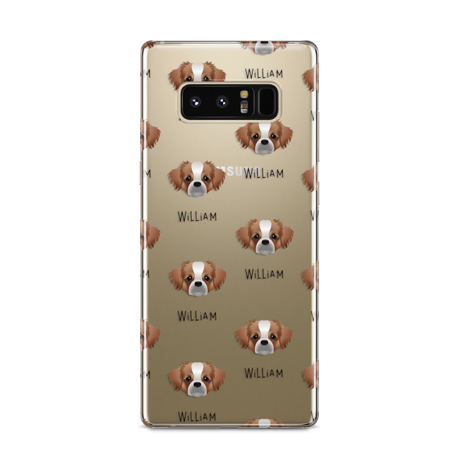 Tibetan Spaniel Icon with Name Samsung Galaxy S8 Case