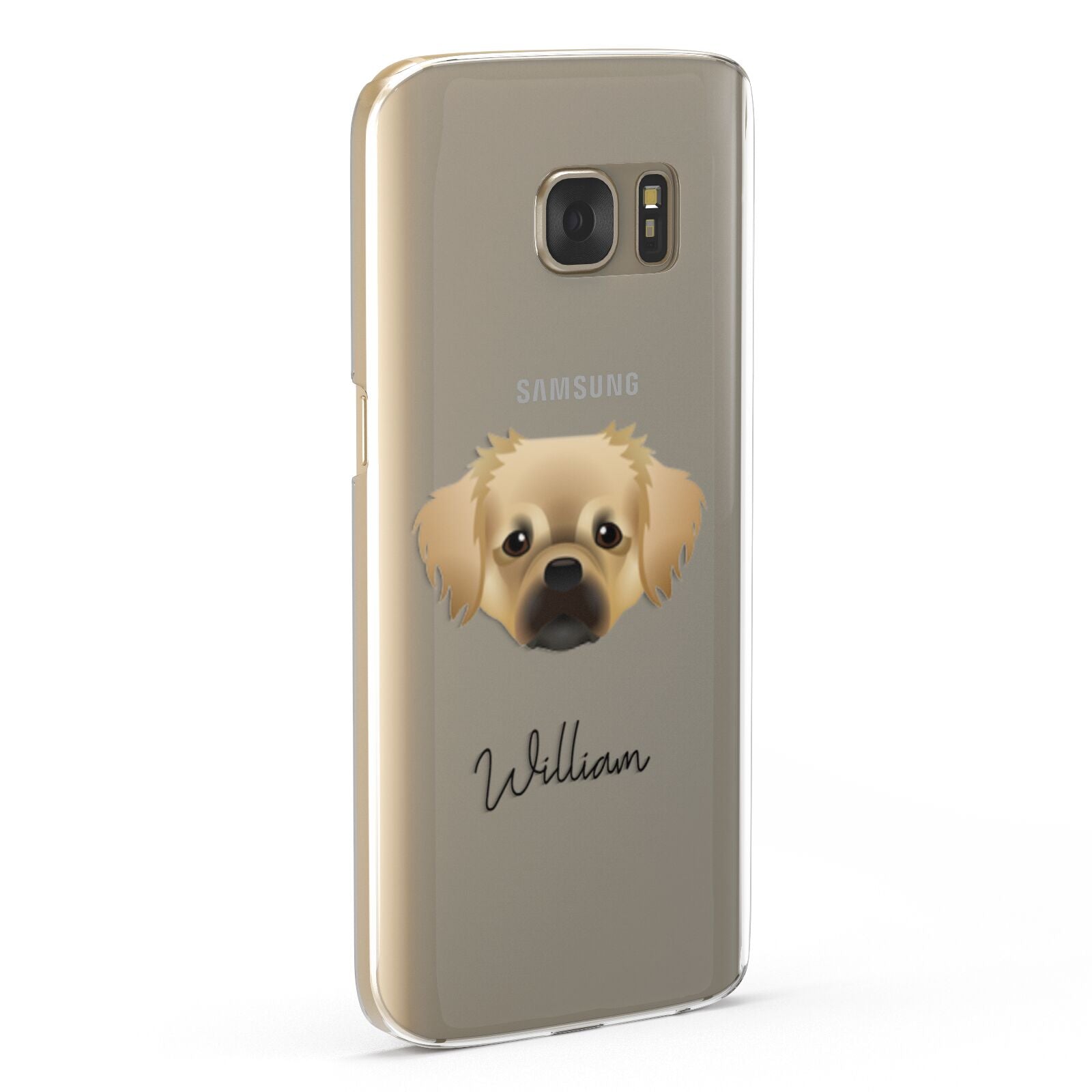 Tibetan Spaniel Personalised Samsung Galaxy Case Fourty Five Degrees