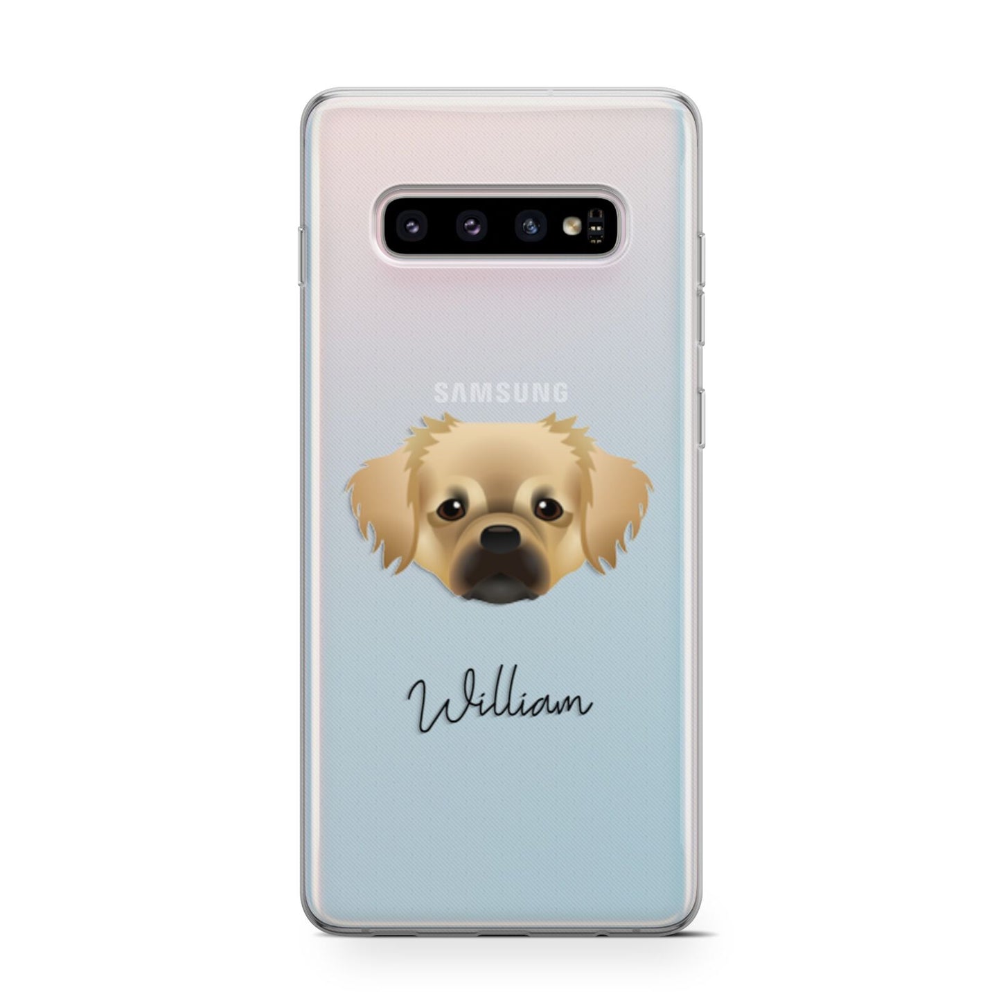 Tibetan Spaniel Personalised Samsung Galaxy S10 Case