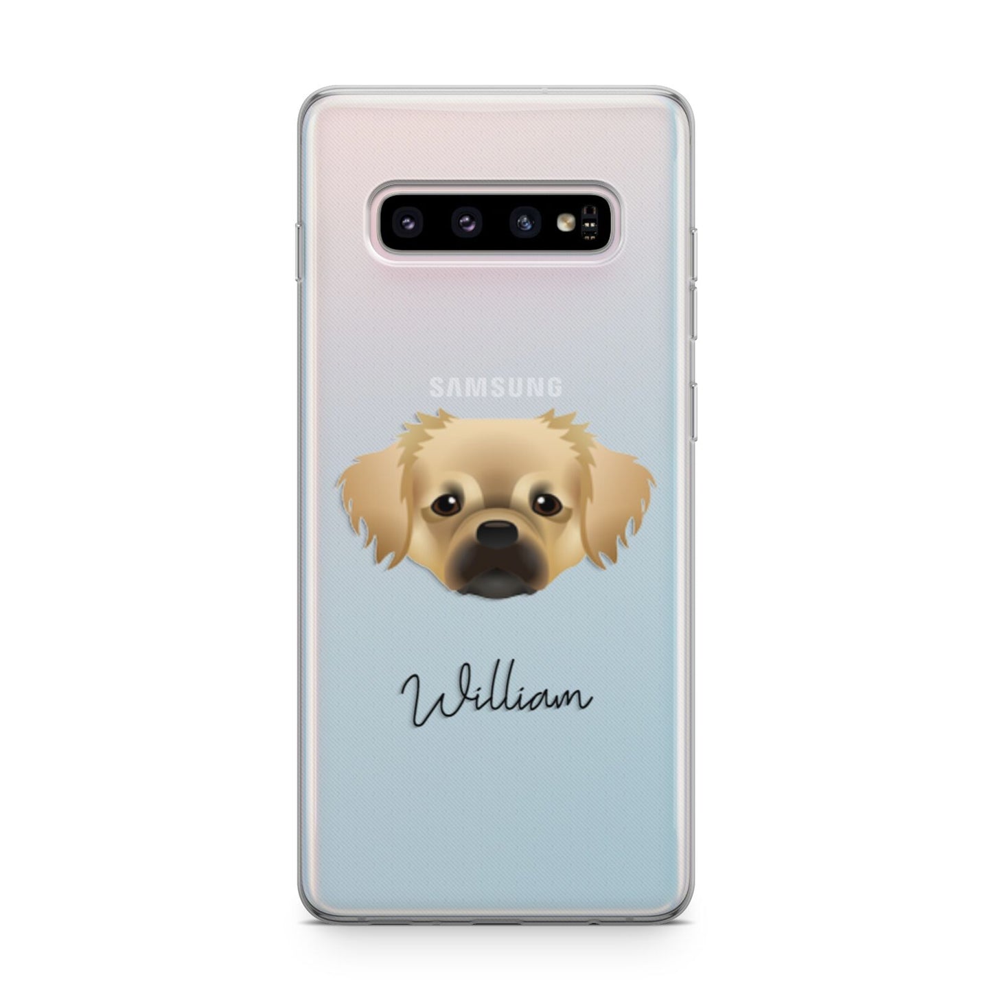 Tibetan Spaniel Personalised Samsung Galaxy S10 Plus Case