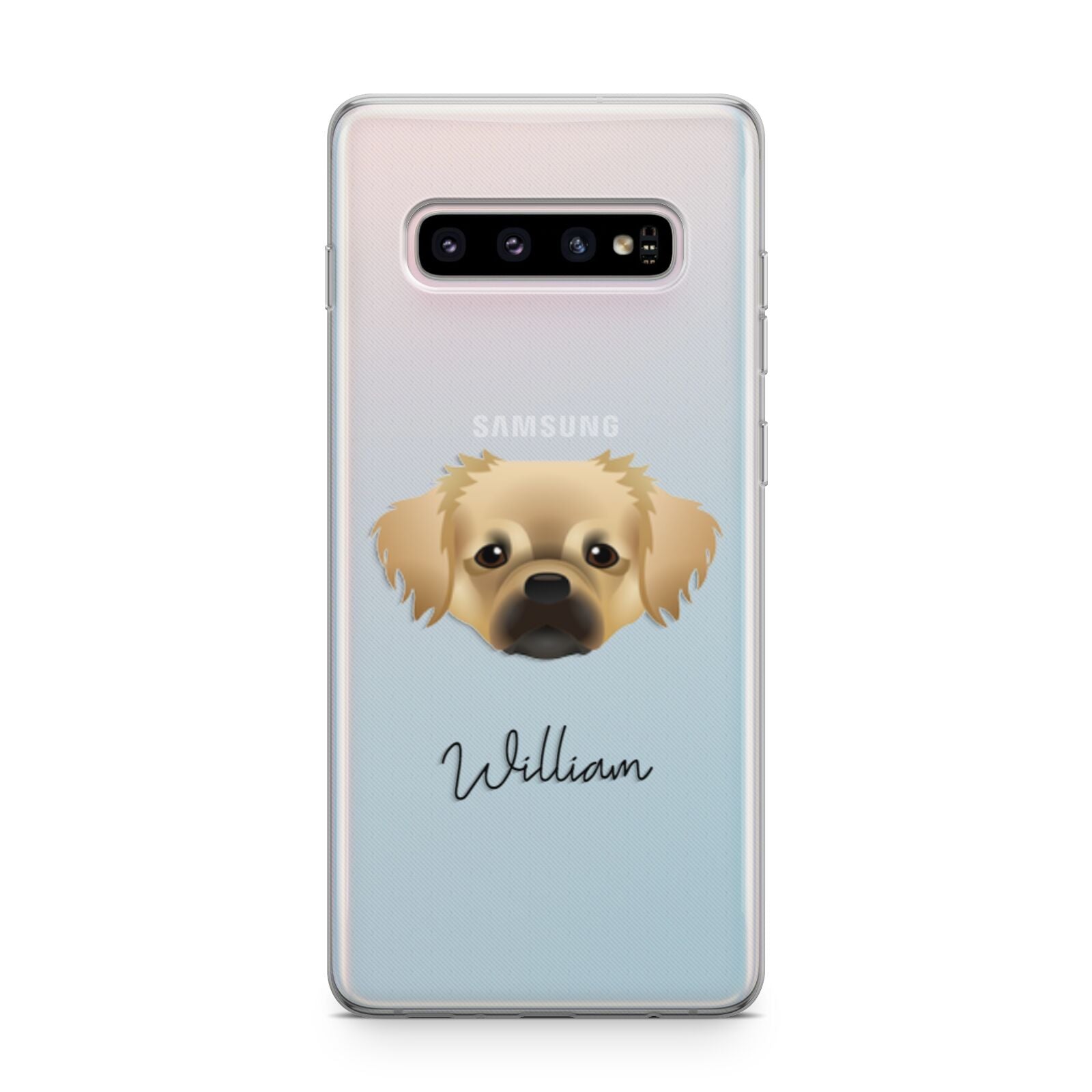 Tibetan Spaniel Personalised Samsung Galaxy S10 Plus Case