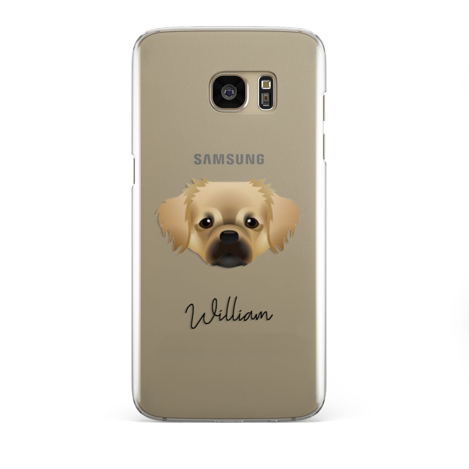 Tibetan Spaniel Personalised Samsung Galaxy S7 Edge Case