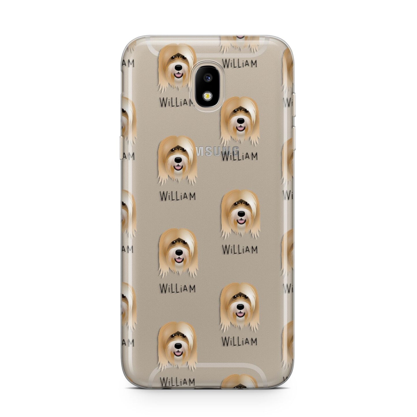 Tibetan Terrier Icon with Name Samsung J5 2017 Case