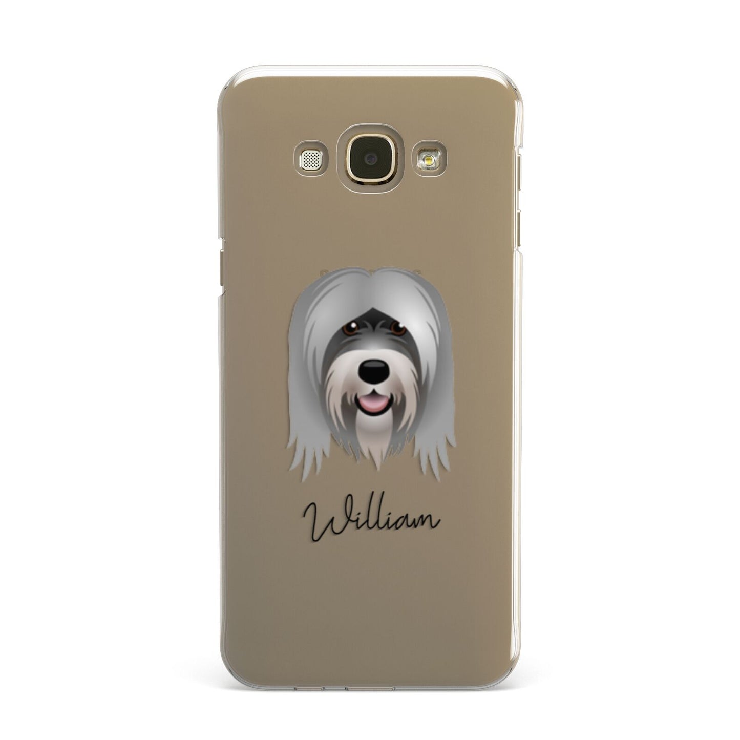 Tibetan Terrier Personalised Samsung Galaxy A8 Case