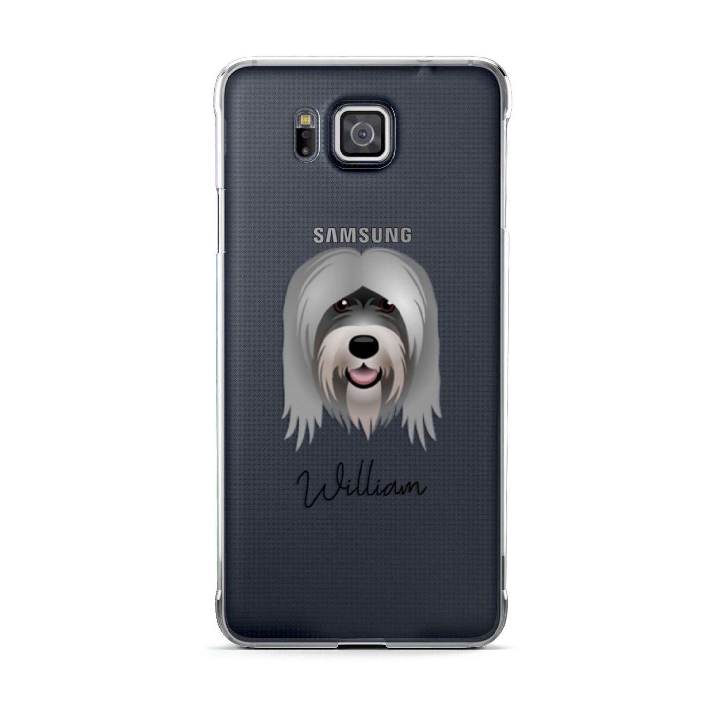 Tibetan Terrier Personalised Samsung Galaxy Alpha Case