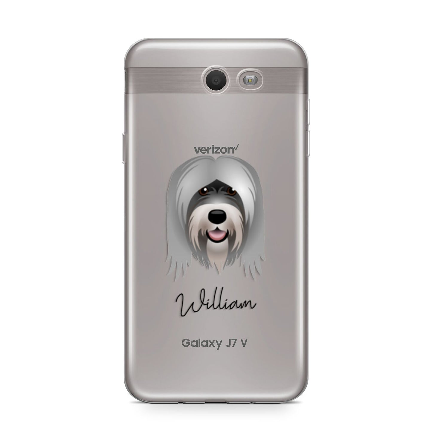 Tibetan Terrier Personalised Samsung Galaxy J7 2017 Case